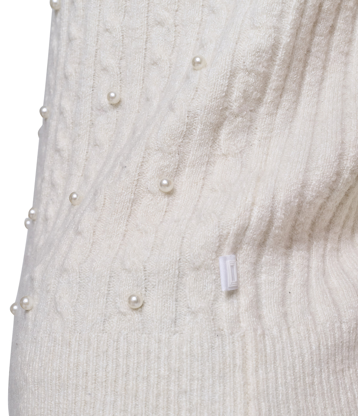 SHORT SLEEVE TOP WITH EMBOSSED PEARLS VIEW 8