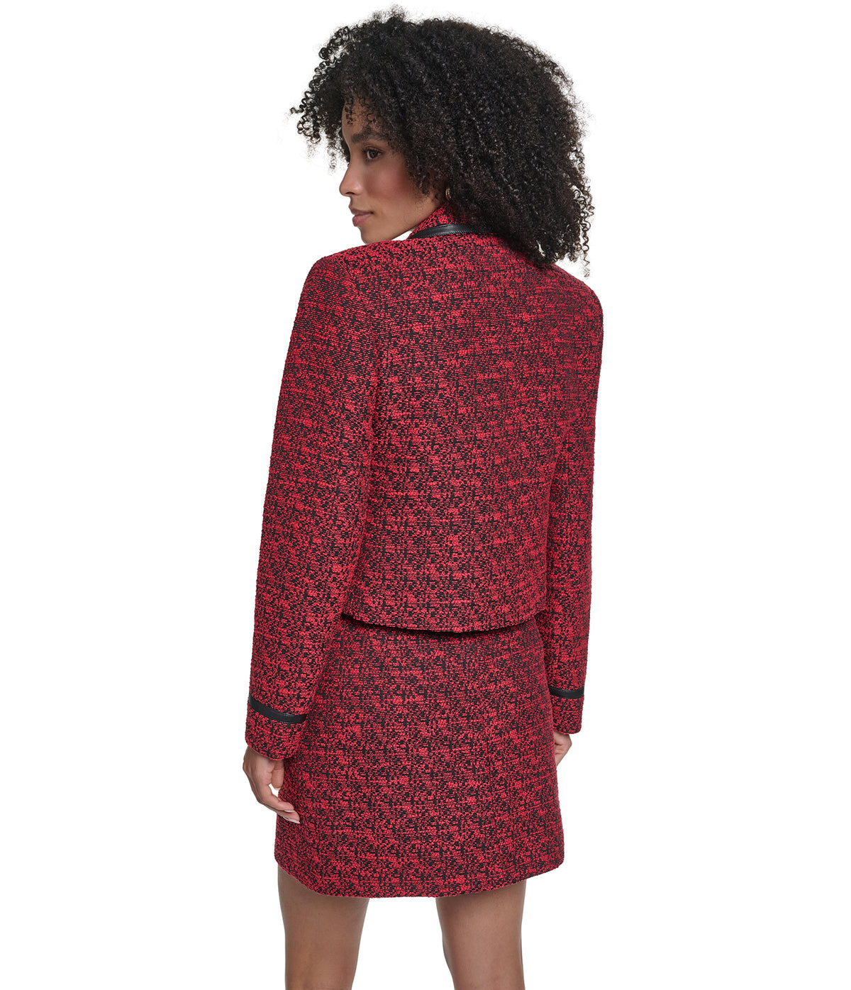 TWEED CROPPED BLAZER VIEW 2