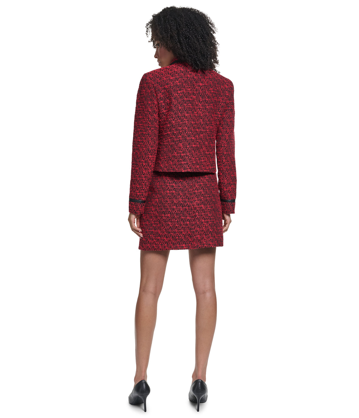 TWEED CROPPED BLAZER VIEW 5