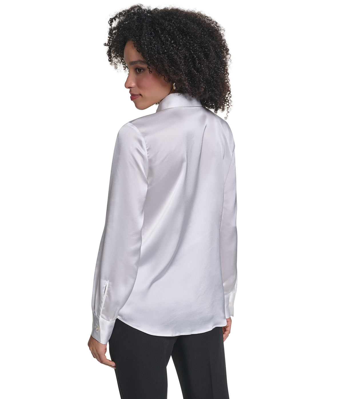 BOW TIE WOVEN BLOUSE VIEW 2