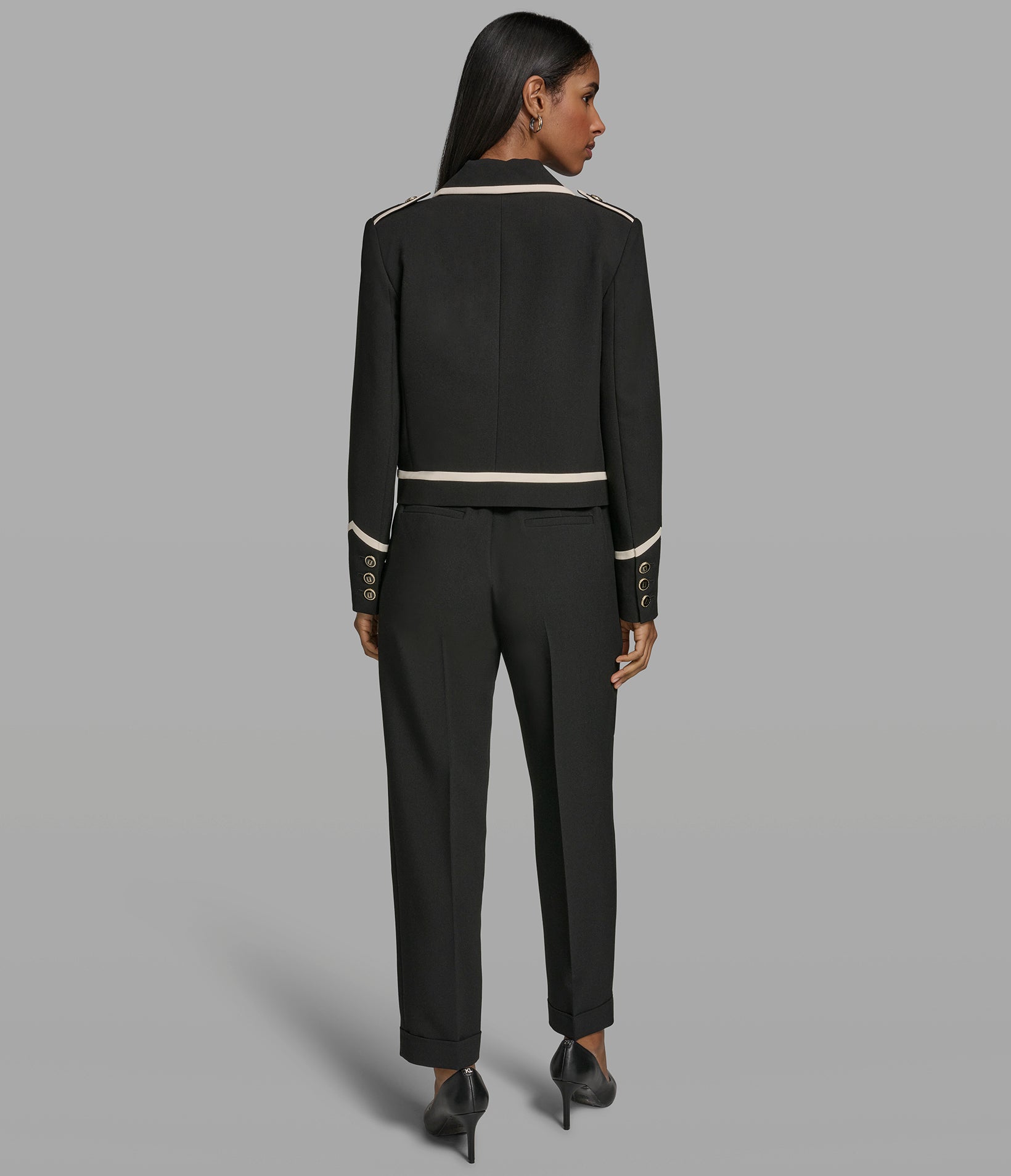 TIPPED CROPPED JACKET VIEW 5 | New Women's Clothing