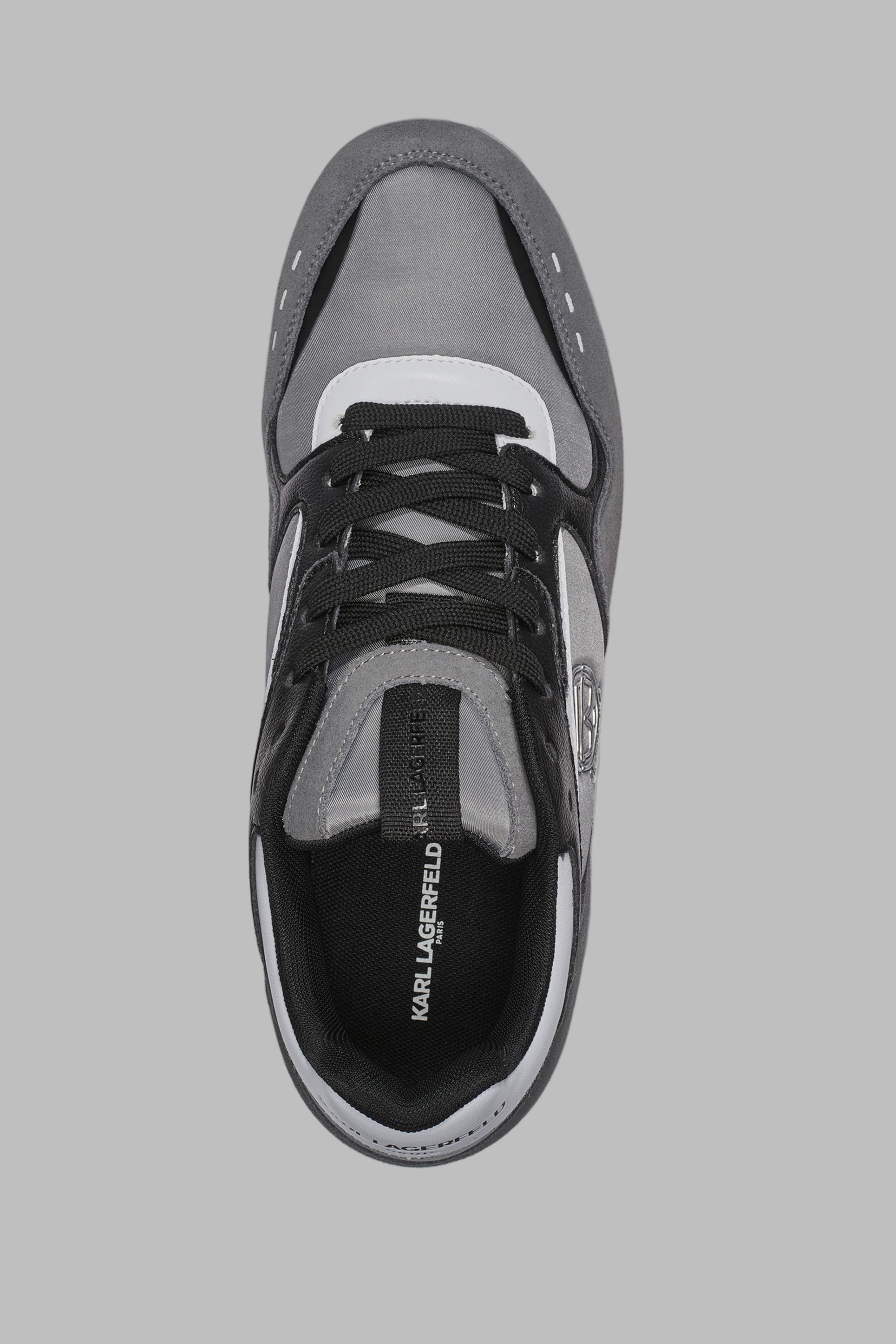 Mixed Media Runner With Karl Head Outline | Karl Lagerfeld Paris