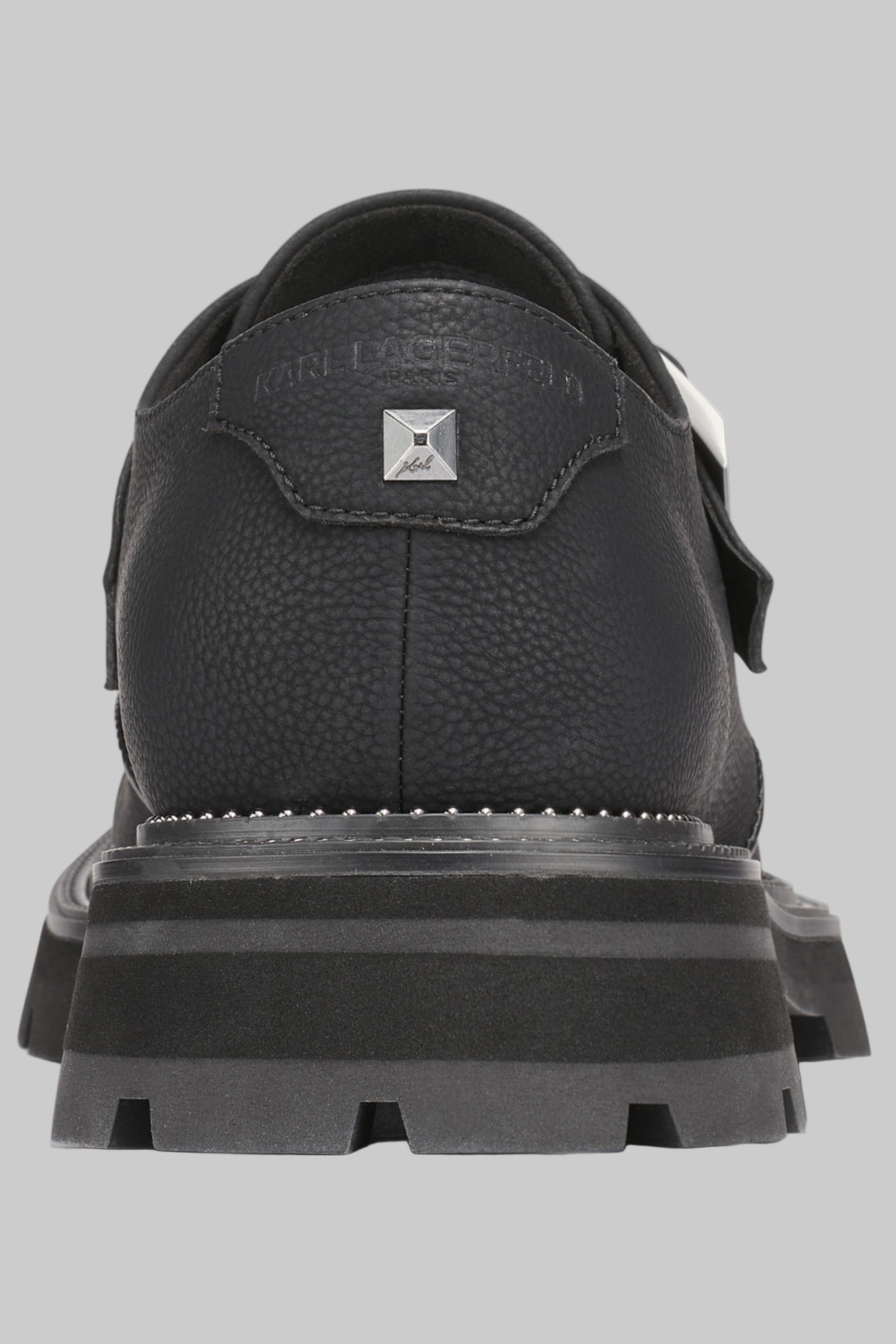 Nubuck Leather Monk Strap Oxford Shoe VIEW 3 | Men's Shoes