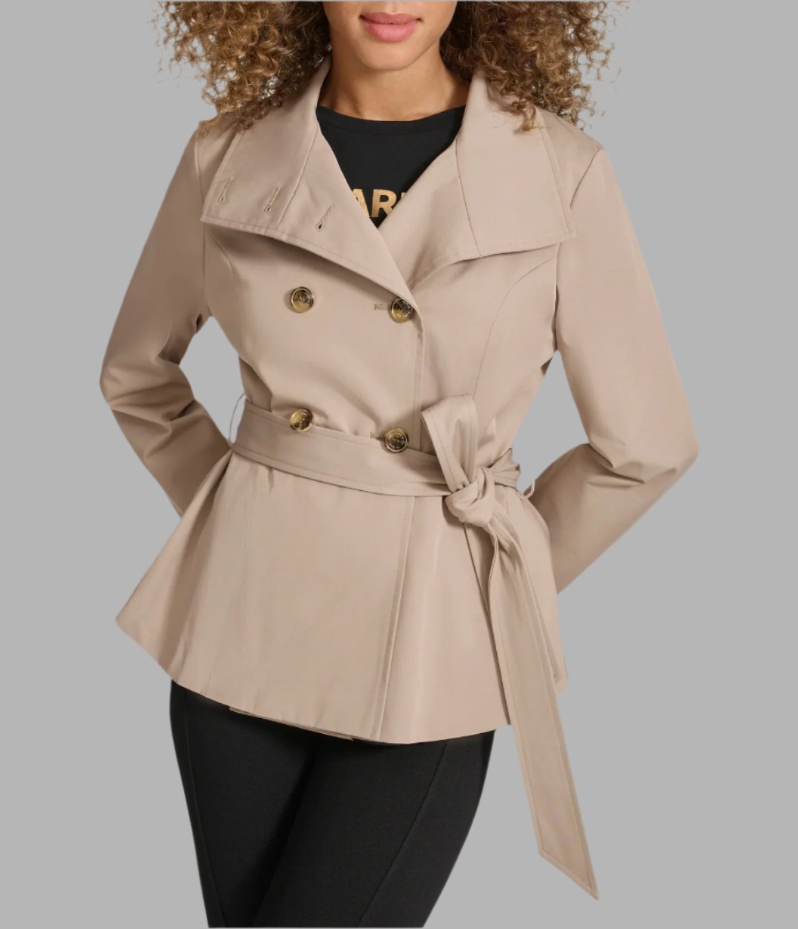 PEPLUM TRENCH View 1 | Jackets & Coats