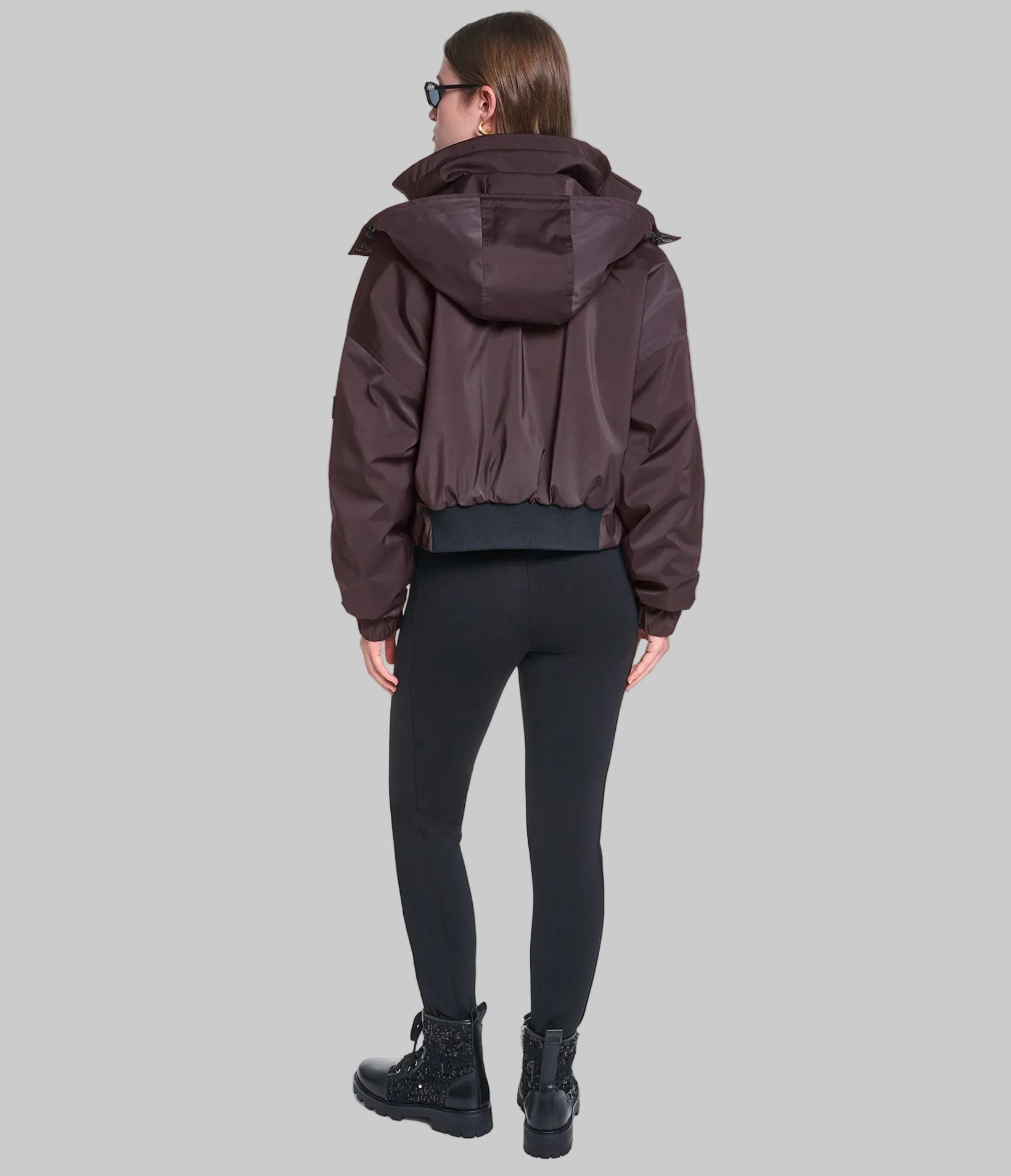 CROPPED LOGO BOMBER VIEW 7 | Women's Clothing