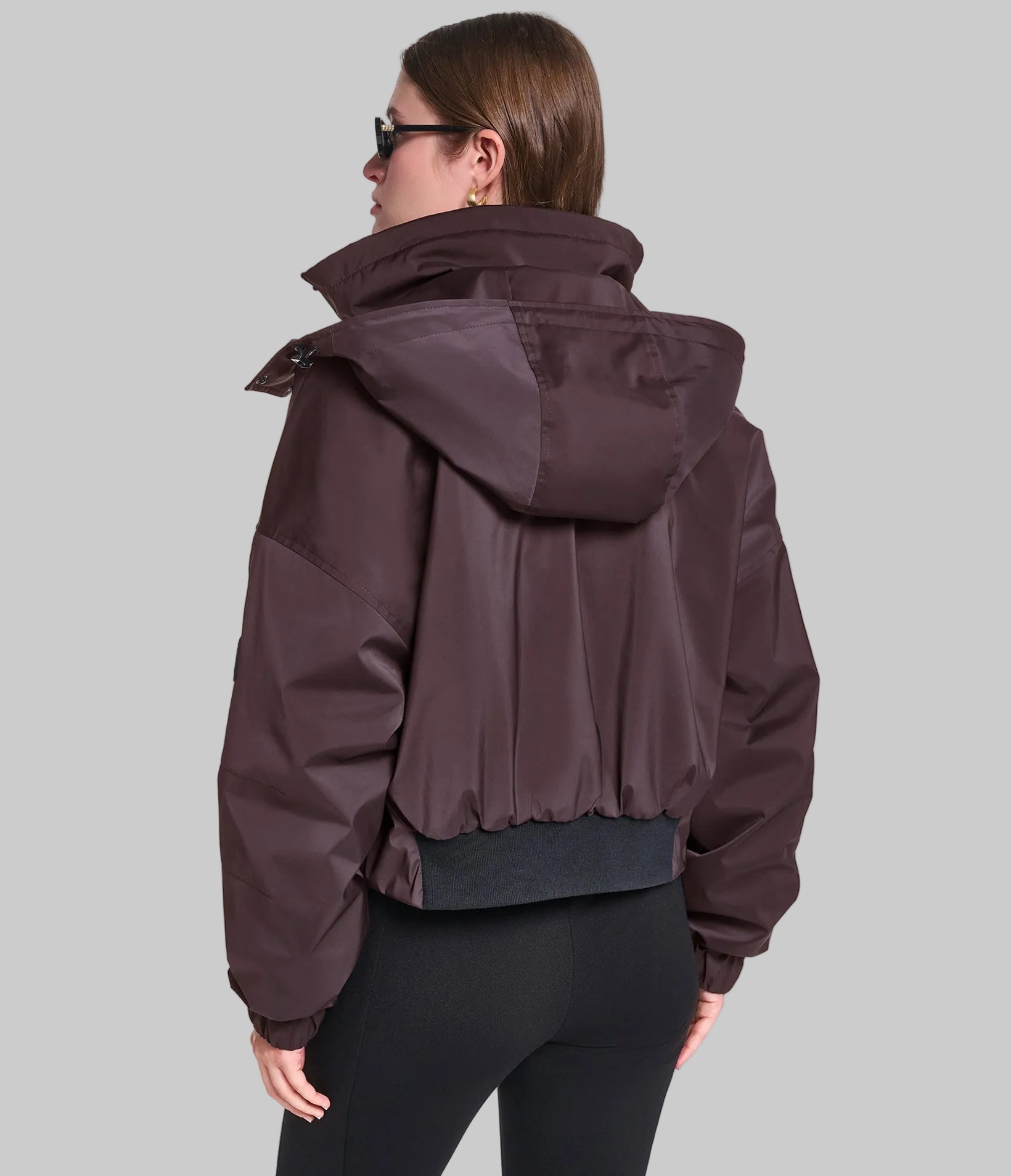 CROPPED LOGO BOMBER VIEW 3 | Women's Clothing