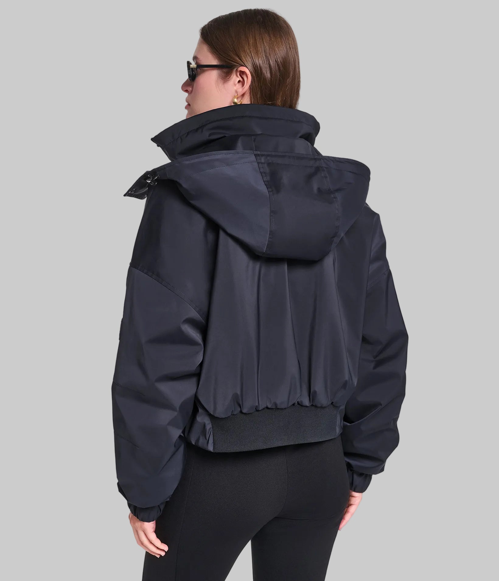 CROPPED LOGO BOMBER VIEW 3 | Women's Clothing