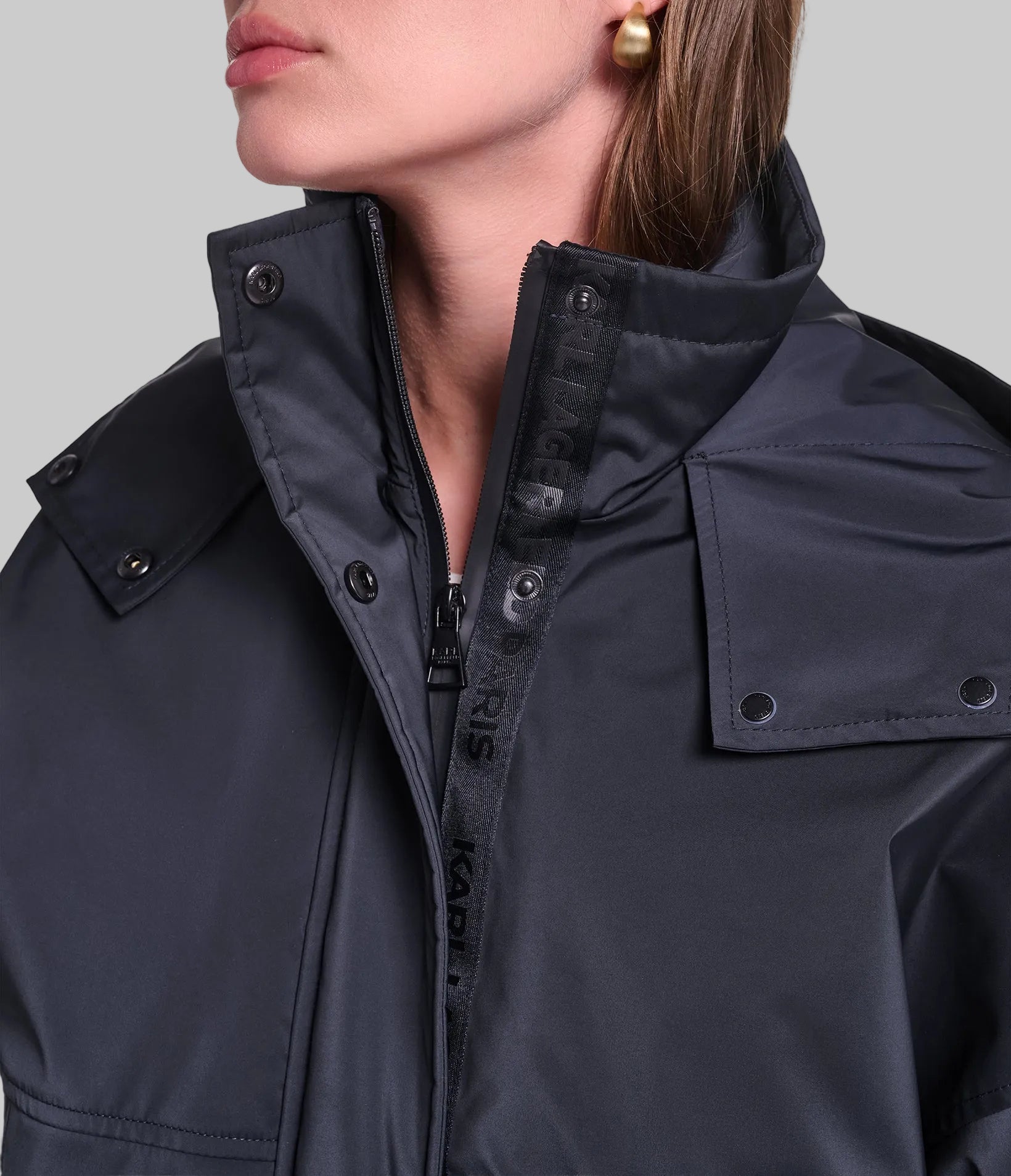 CROPPED LOGO BOMBER VIEW 9 | Women's Clothing