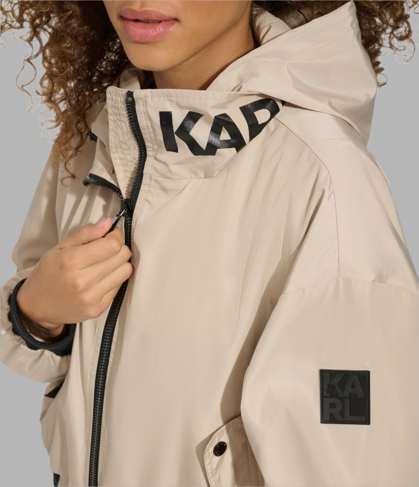 DOLMAN SLEEVE BOMBER VIEW 6 | Women's Clothing