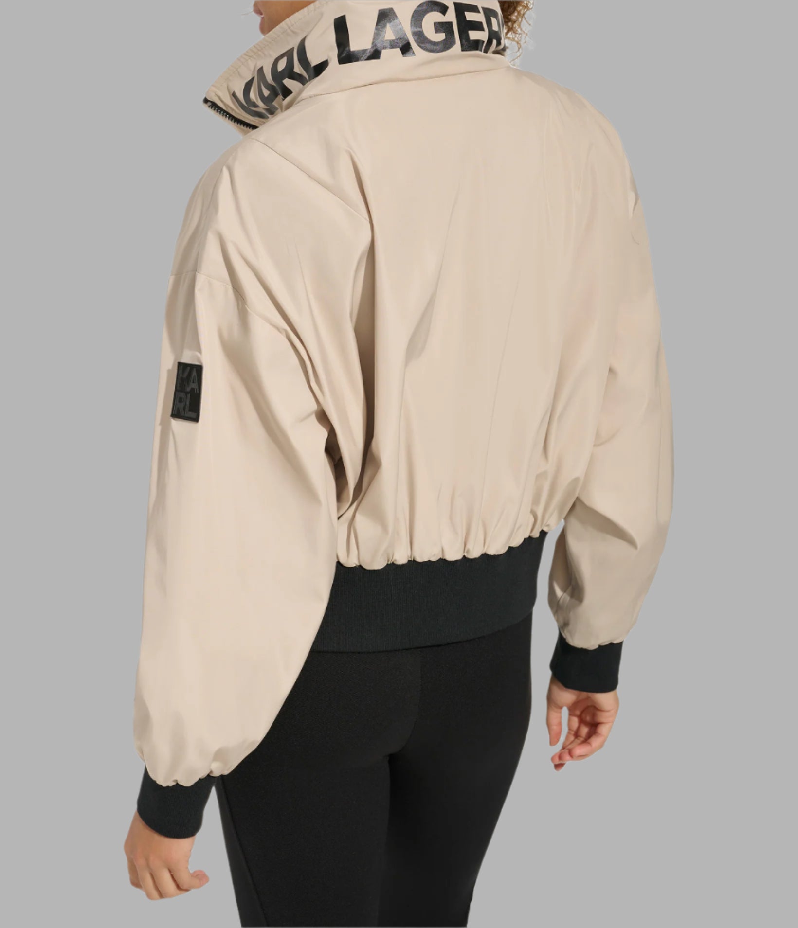 DOLMAN SLEEVE BOMBER View 2 | Women's Clothing