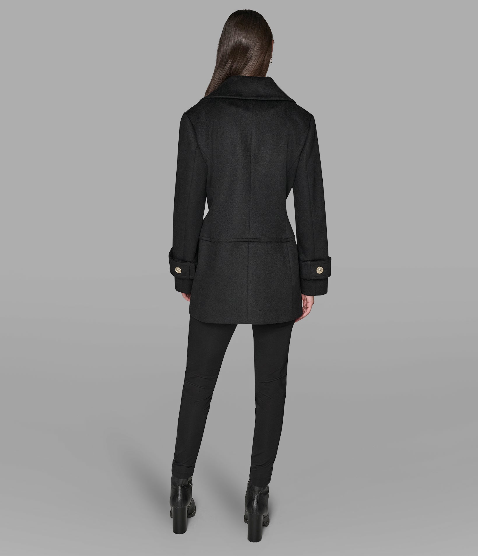 DOUBLE BREASTED PEA COAT View 2 | Jackets & Coats Sale