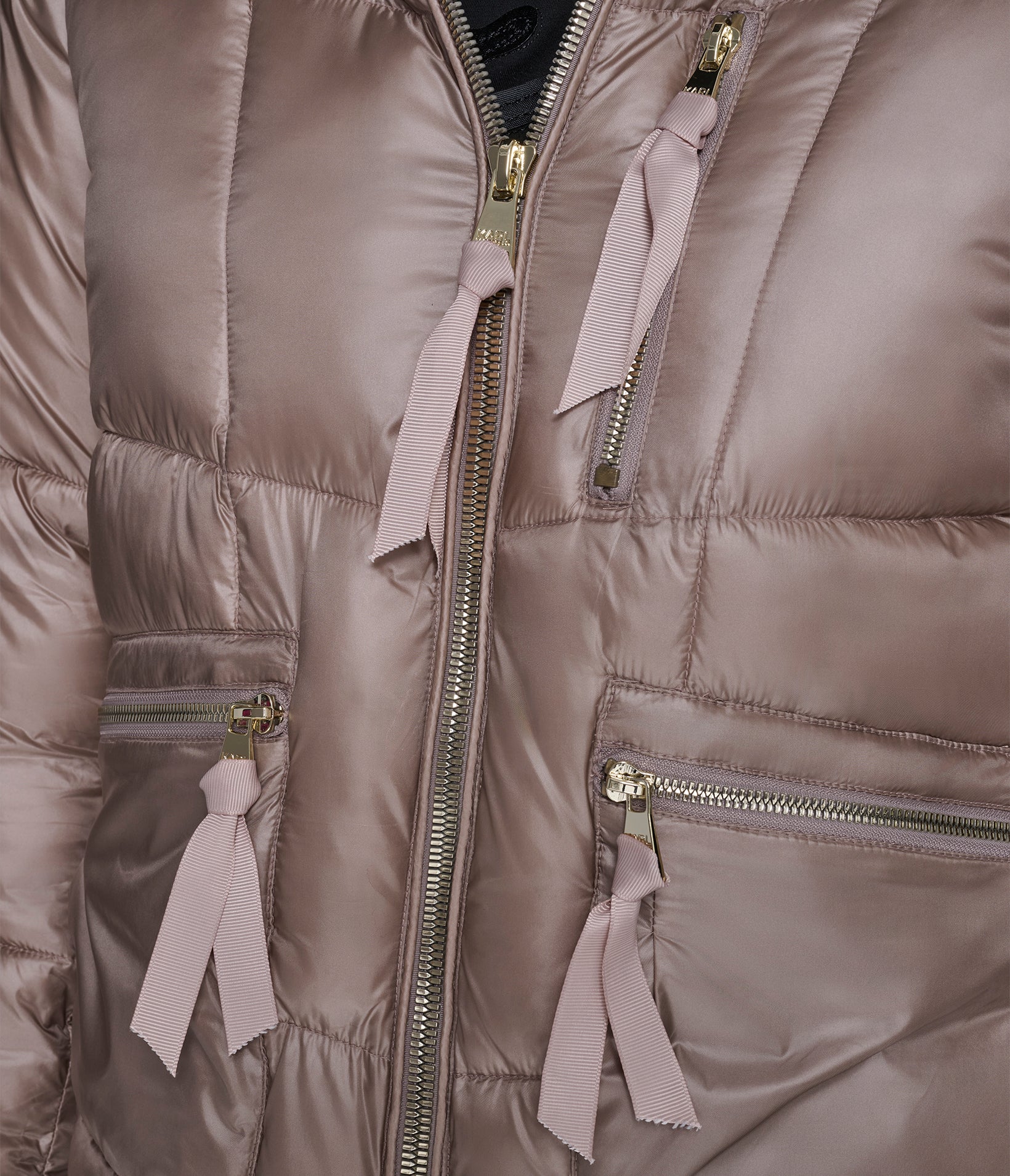 SHORT HOODED PUFFER VIEW 5 | Women's Clothing