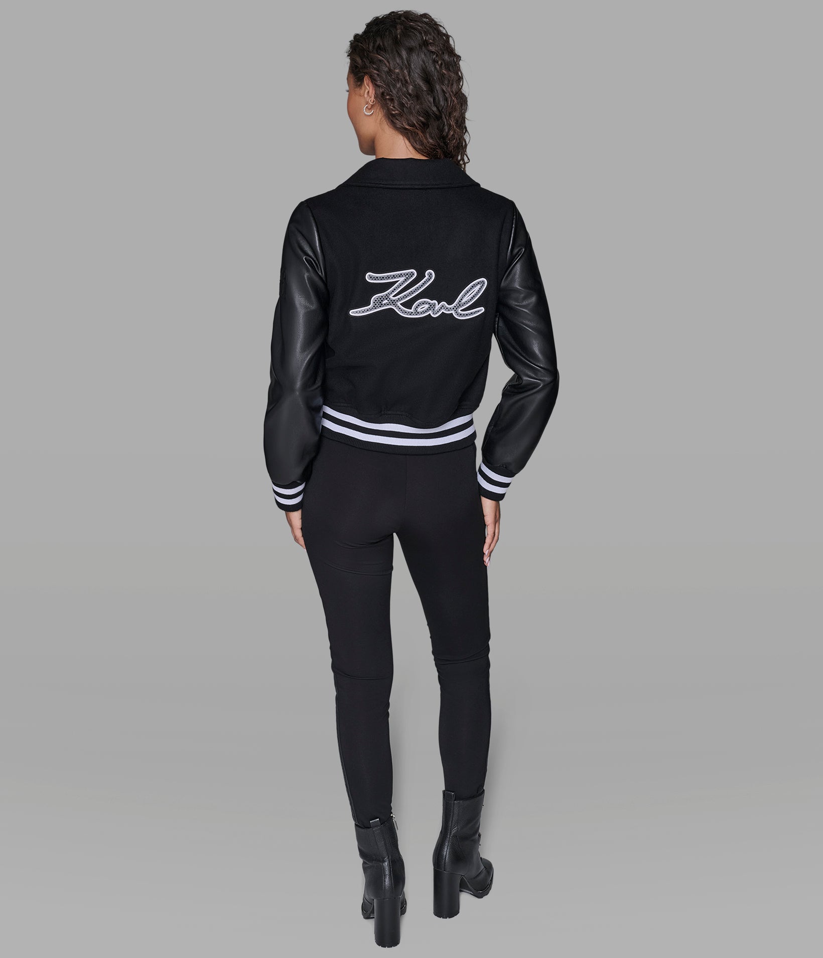 WOOL VARSITY JACKET View 2 | Women's Clothing Sale