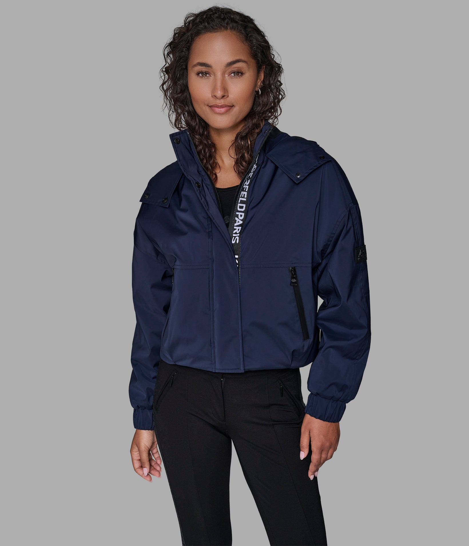 CROPPED LOGO BOMBER VIEW 1