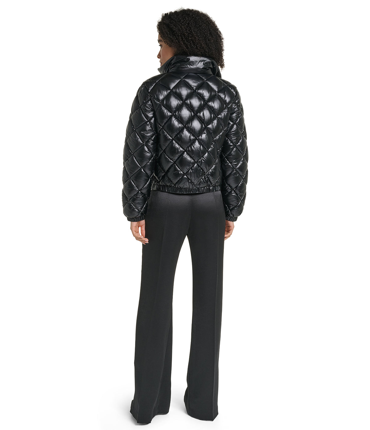 CROPPED LOGO BUTTON PUFFER VIEW 7