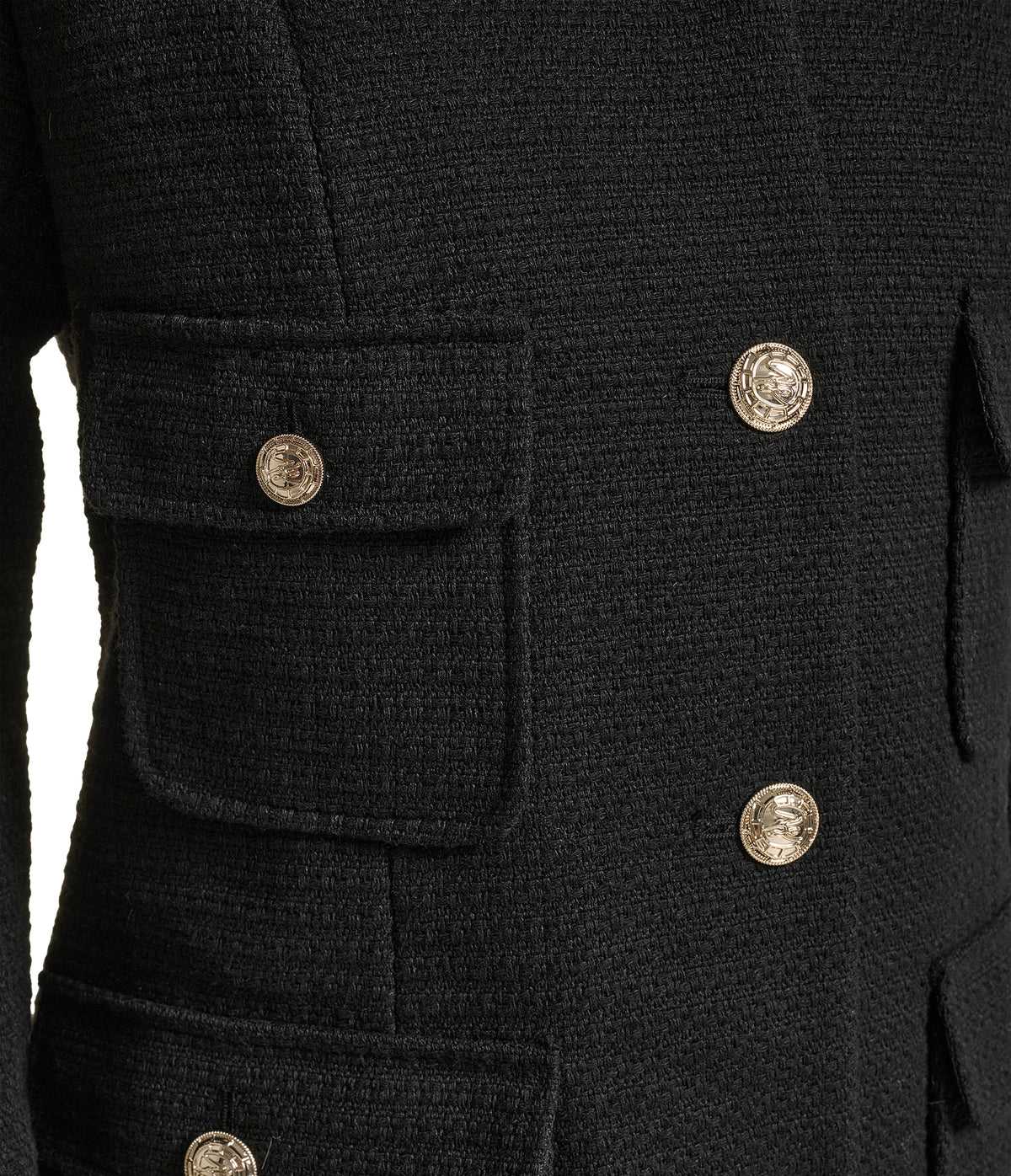 TWEED COLLARLESS JACKET VIEW 8