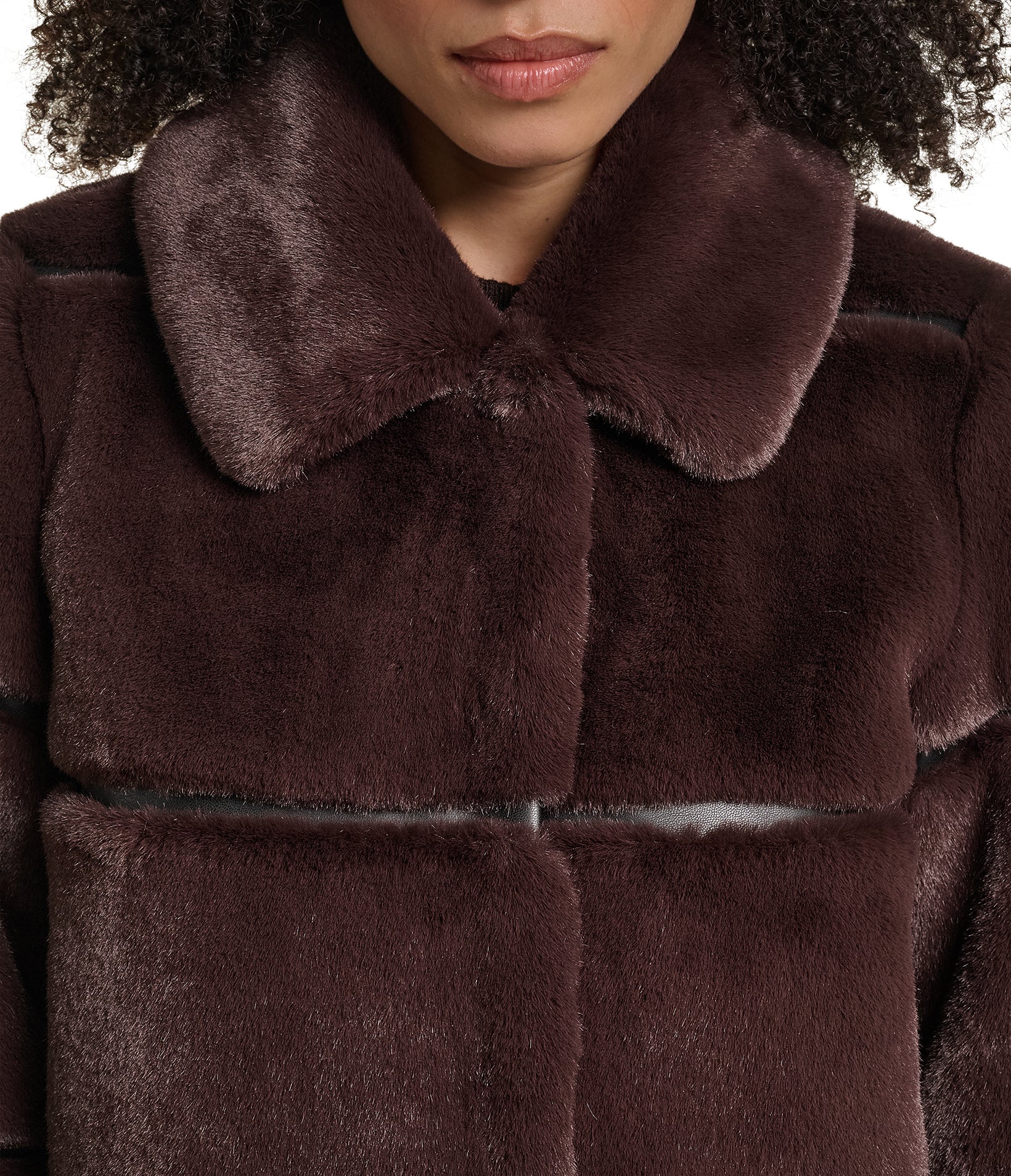 FAUX MINK COAT VIEW 9
