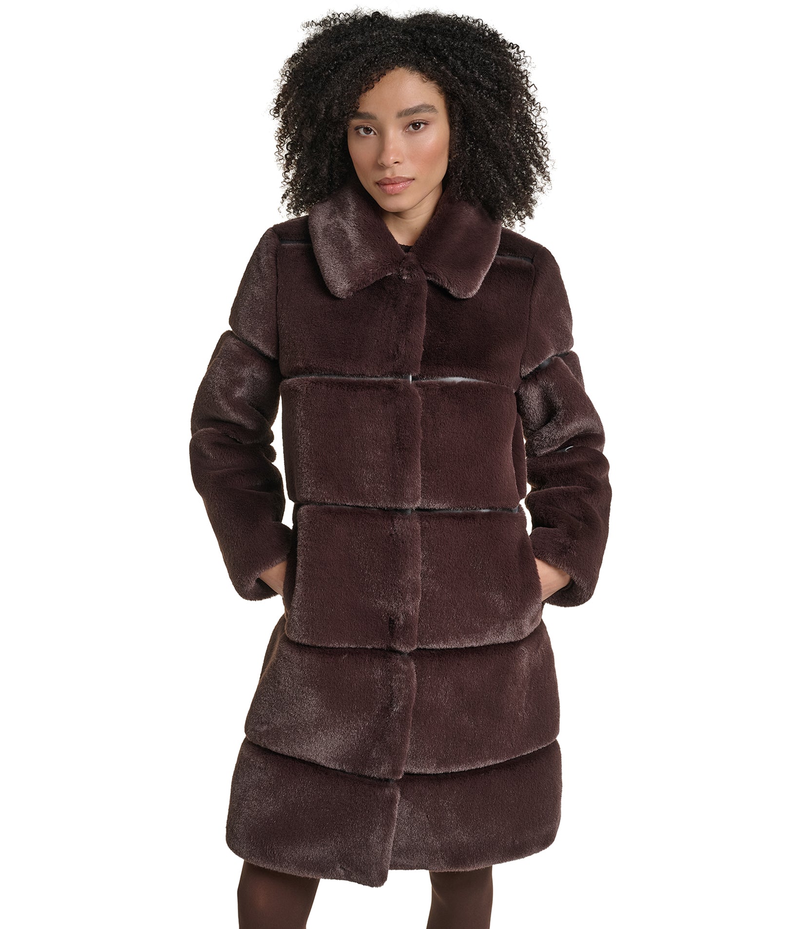 FAUX MINK COAT VIEW 5