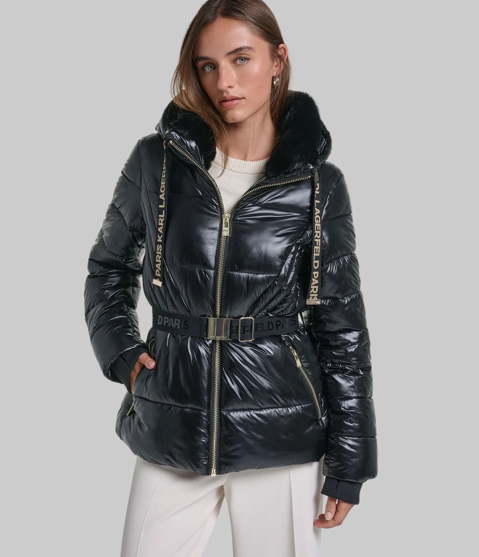 SHORT BELTED PUFFER JACKET View 1 | WOMEN'S FALL COLLECTION