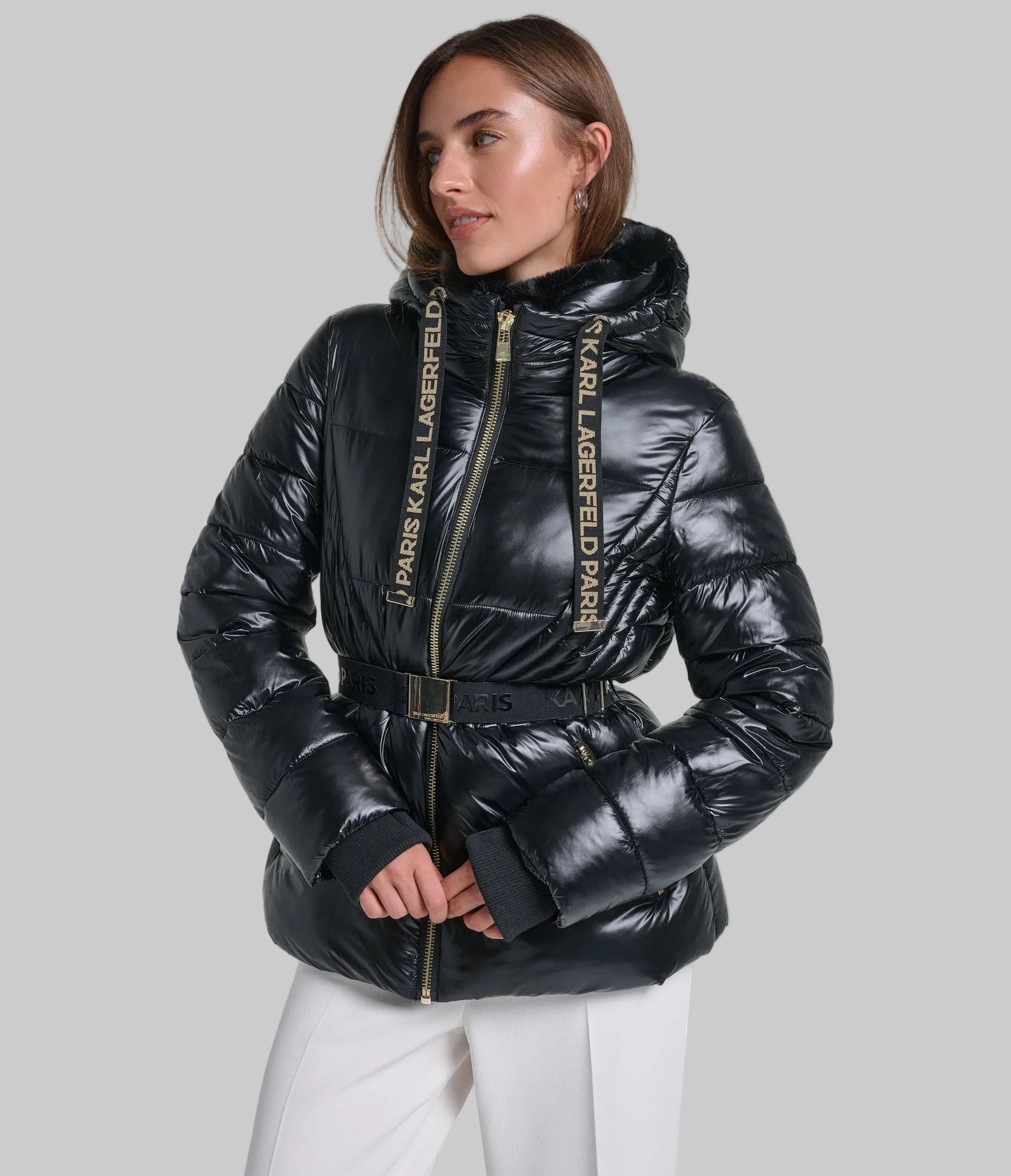 SHORT BELTED PUFFER JACKET View 2 | WOMEN'S FALL COLLECTION