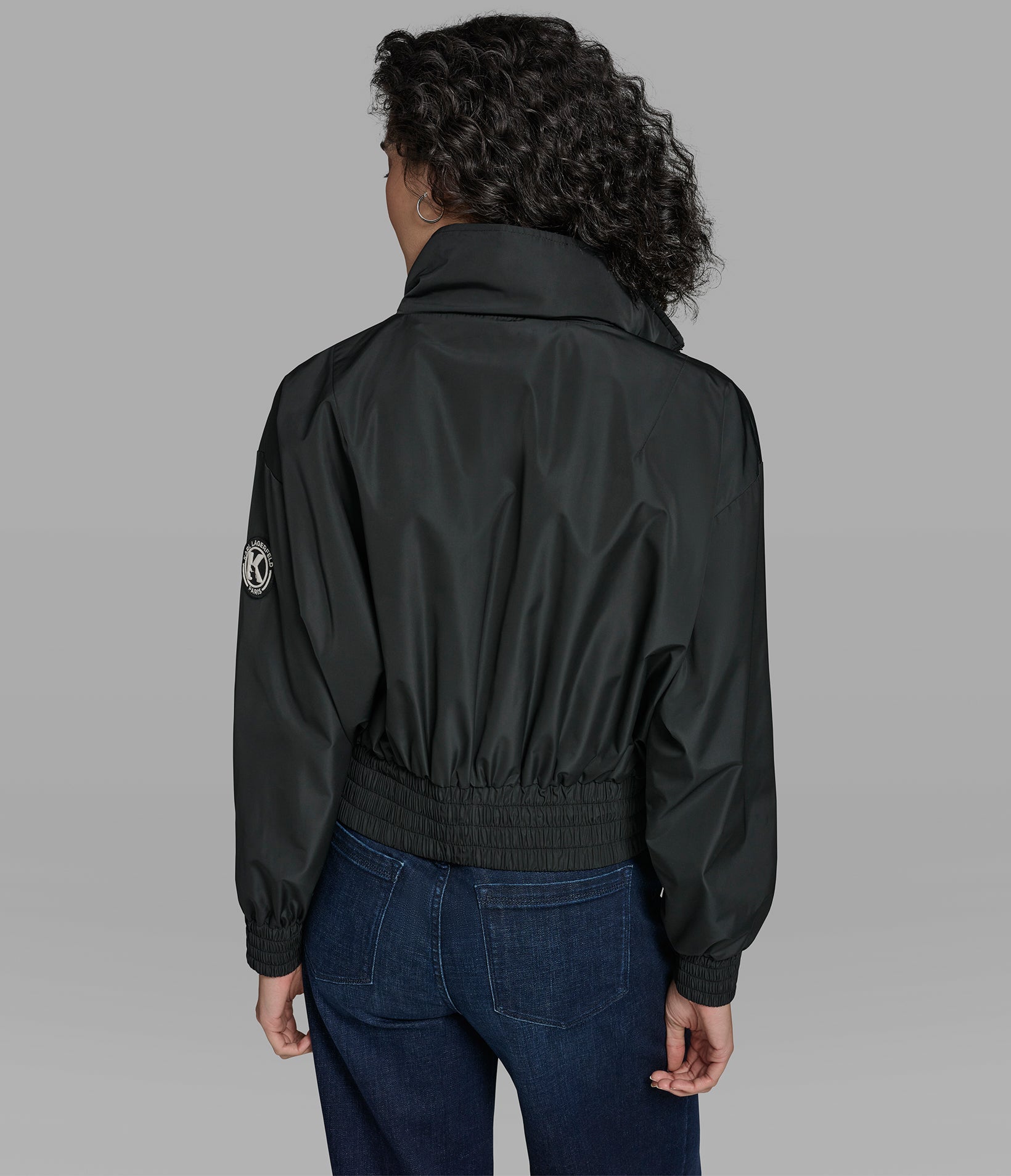 Patch Bomber Jacket | Karl Lagerfeld Paris