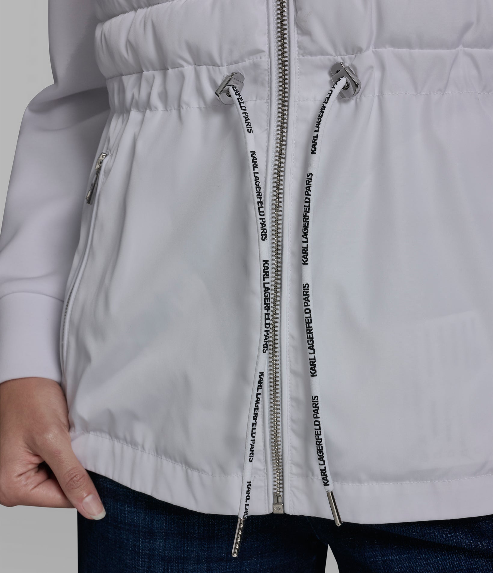 MIXED MEDIA QUILTED JACKET VIEW 6 | Jackets & Coats