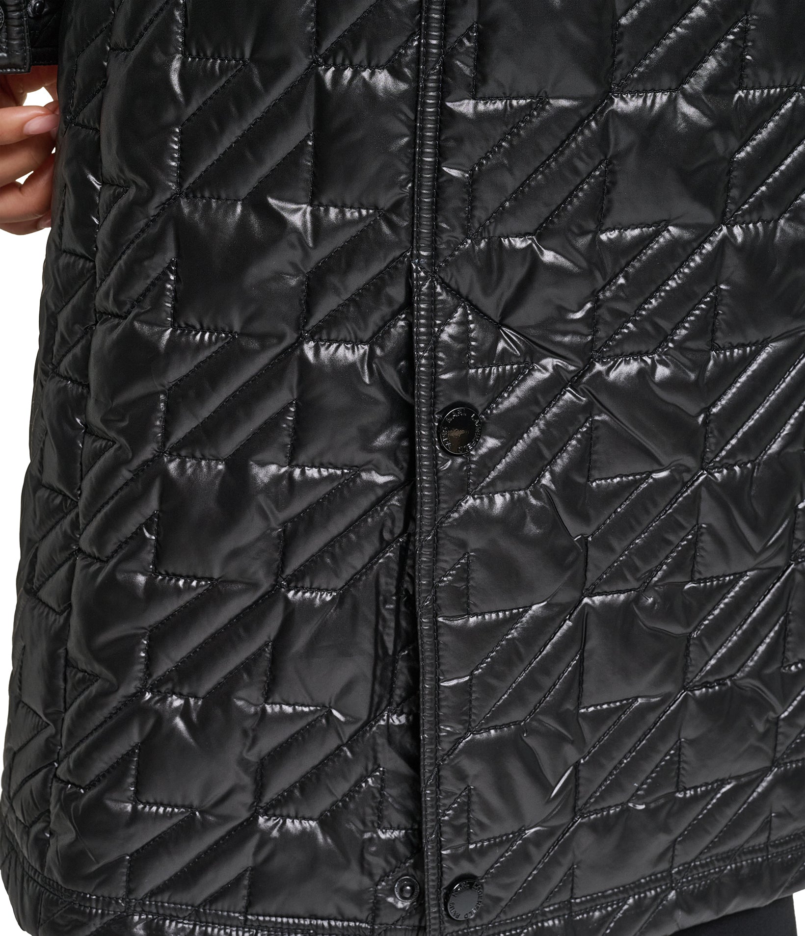 LONG QUILTING DETAIL PUFFER VIEW 11