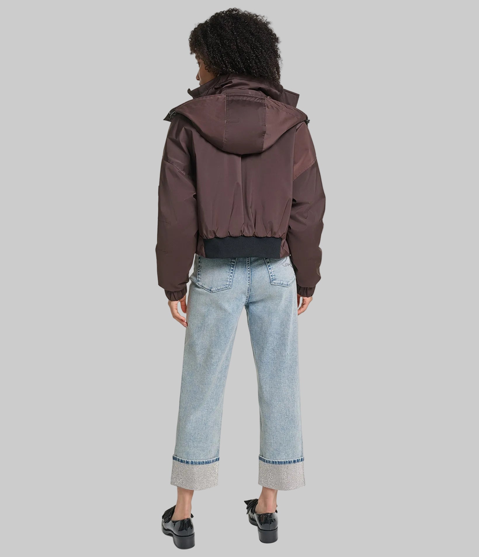 CROPPED LOGO BOMBER VIEW 7 | New Women's Clothing