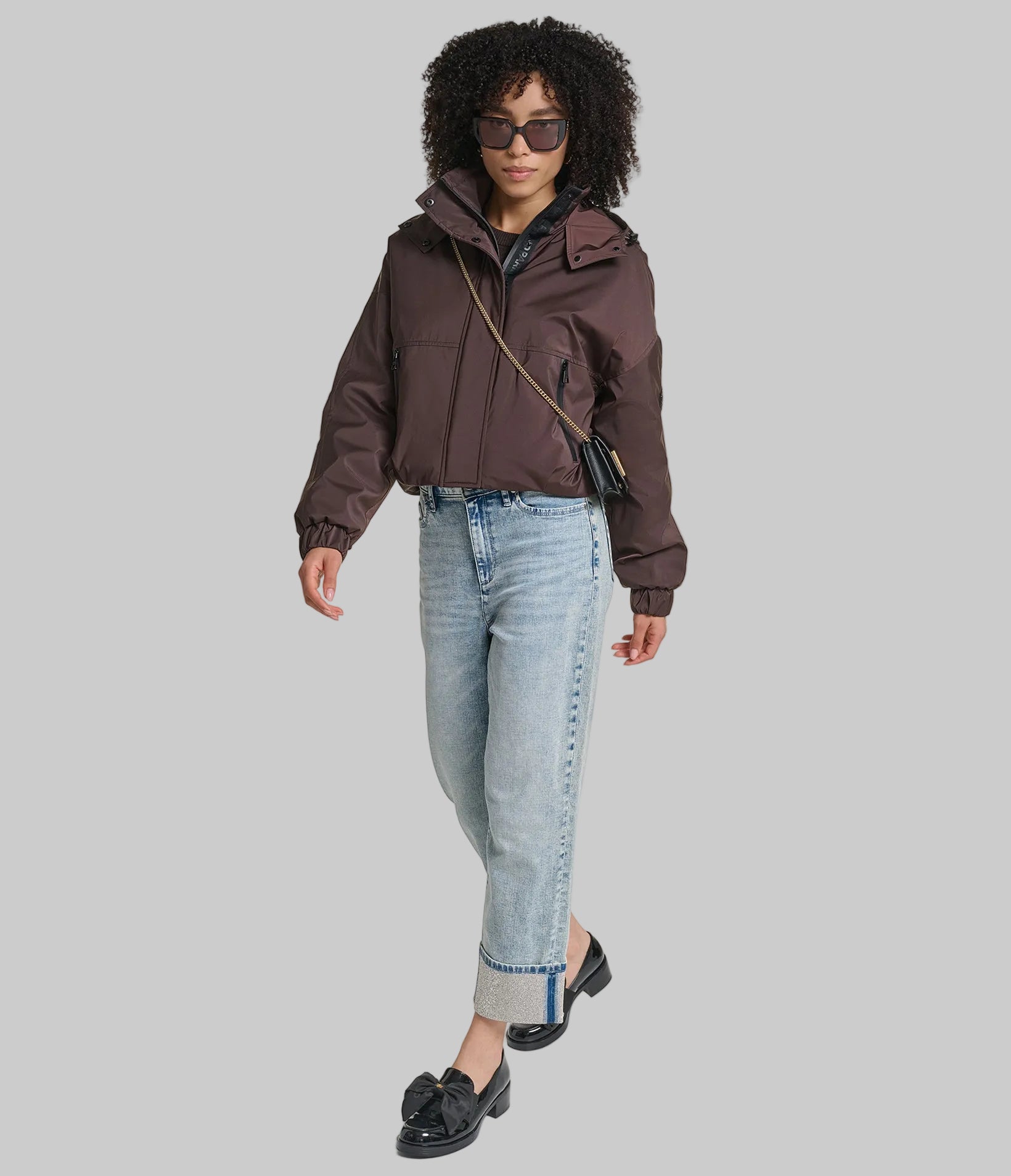 CROPPED LOGO BOMBER VIEW 6 | New Women's Clothing