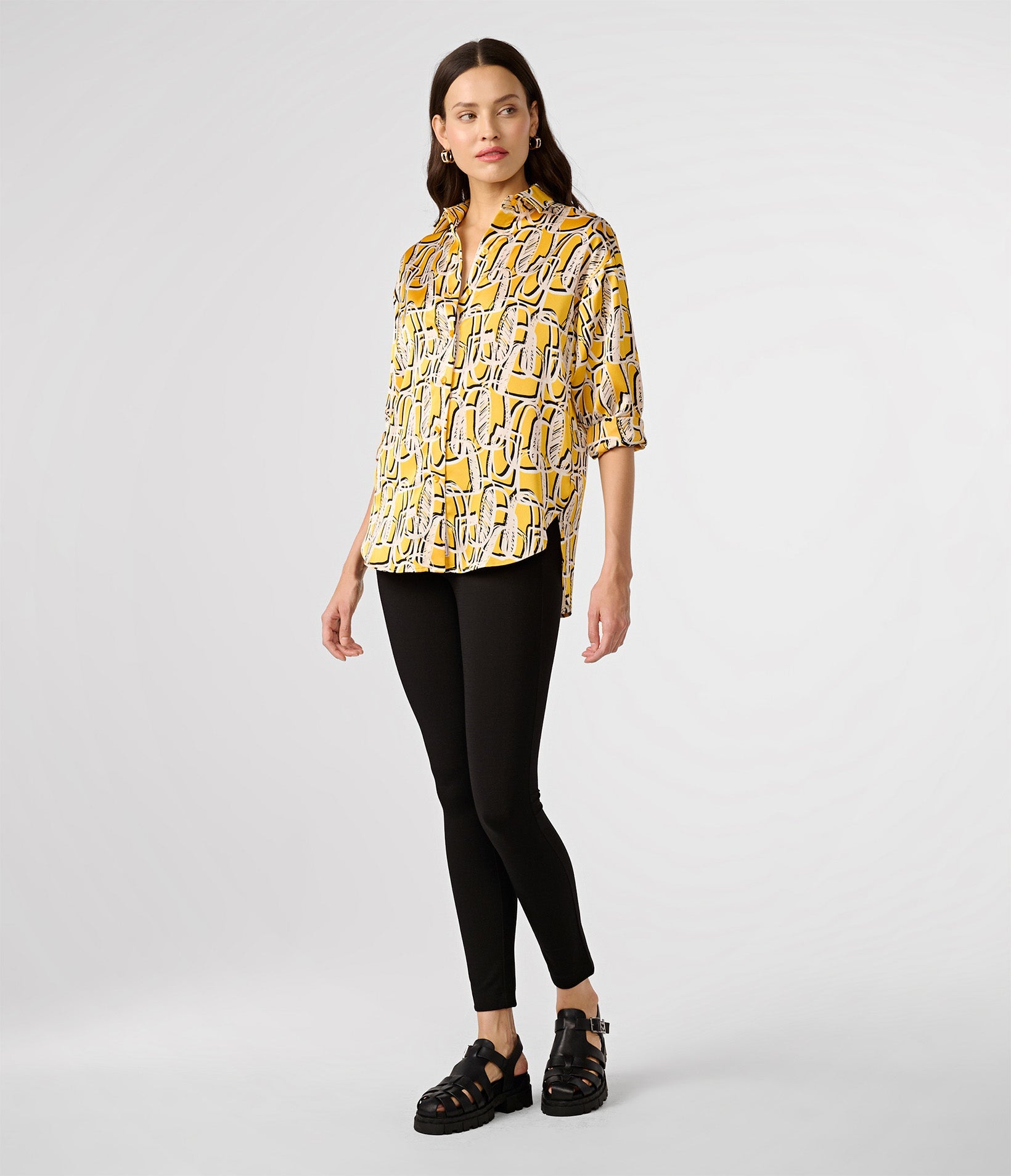 SILKY PRINTED BLOUSE