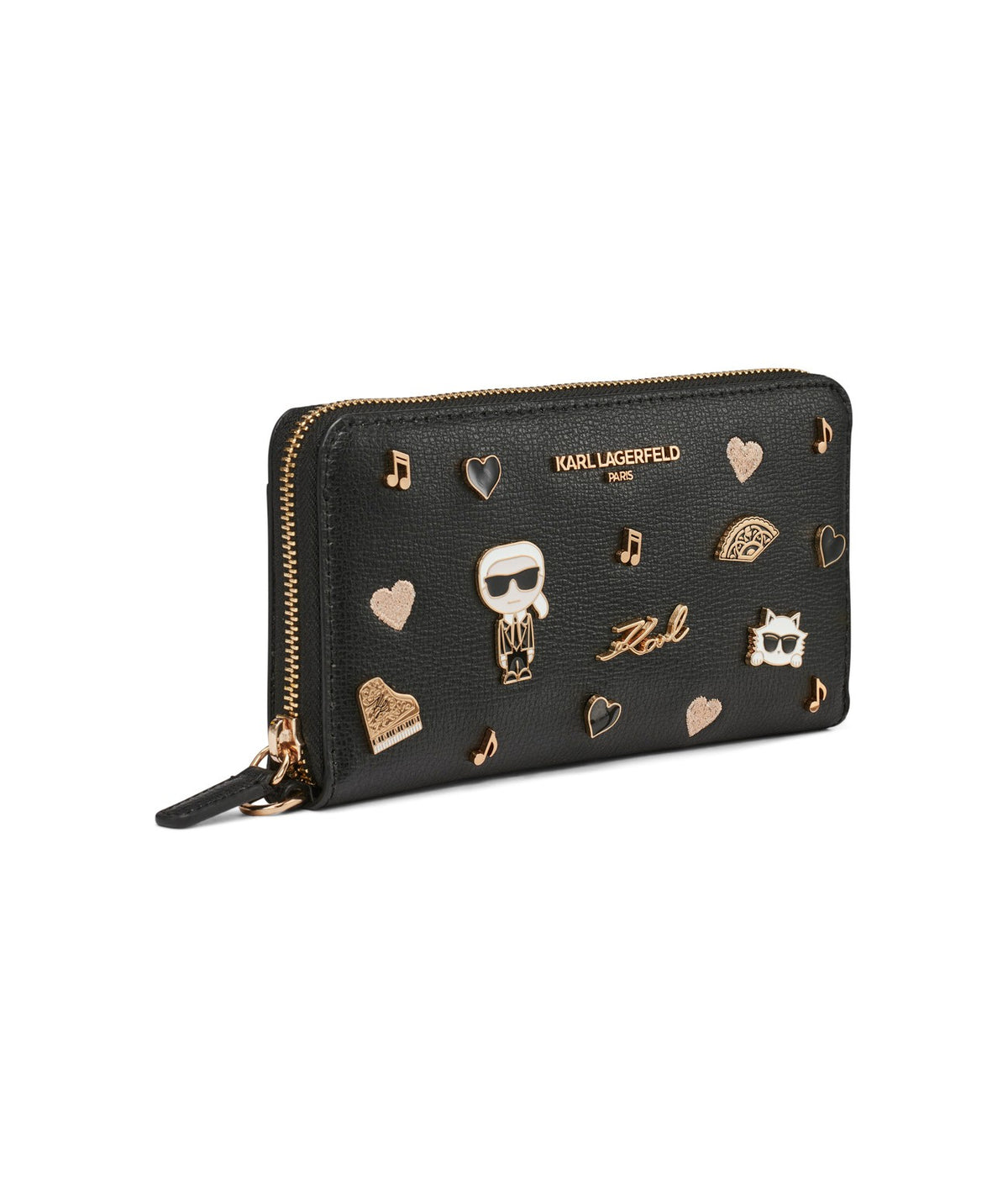 JACQUELINE PIN LEATHER LARGE WALLET View 2 | NEW HANDBAGS