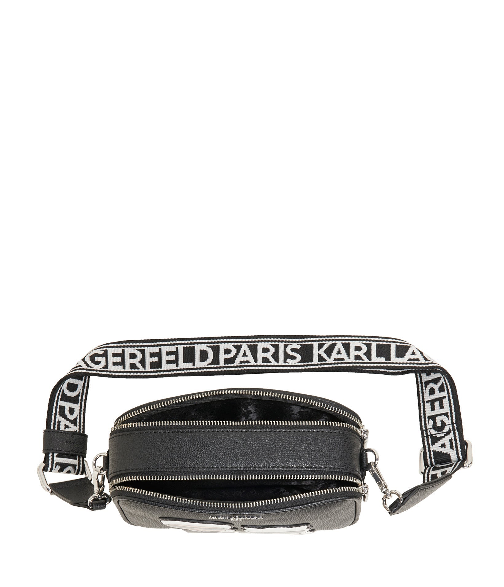 MAYBELLE ROUND HEAD DUO CAMERA CROSSBODY | Karl Lagerfeld Paris