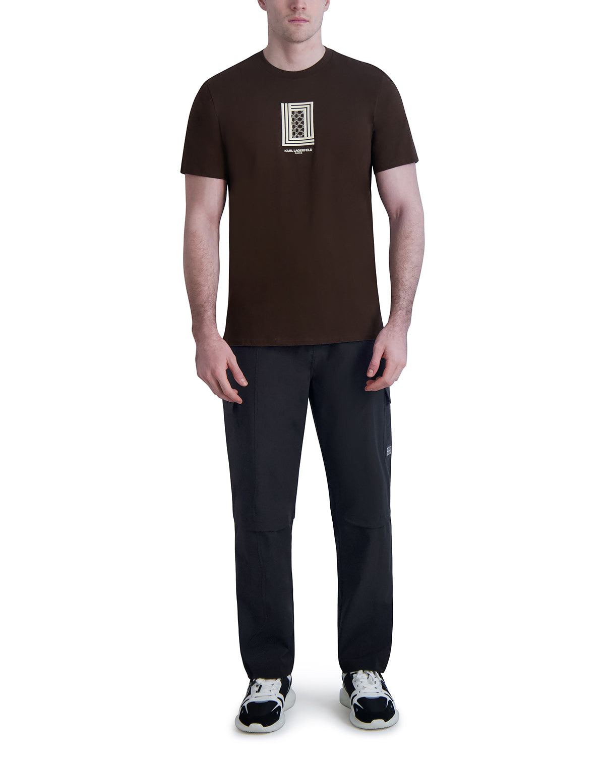 RUBBERIZED LOGO T-SHIRT | Karl Lagerfeld Paris 