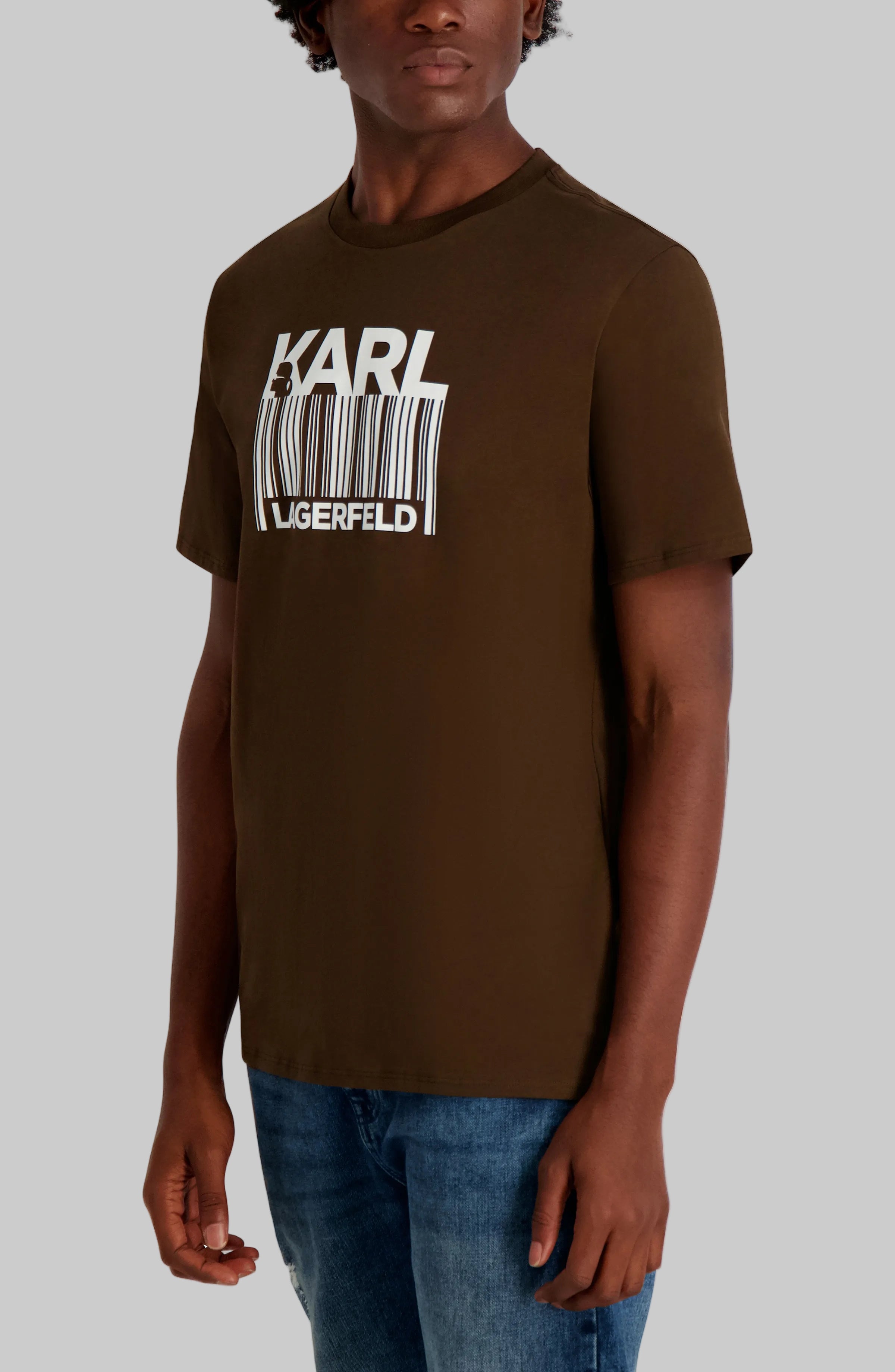 KARL BARCODE TSHIRT VIEW 3 | Men's Tees & Polos