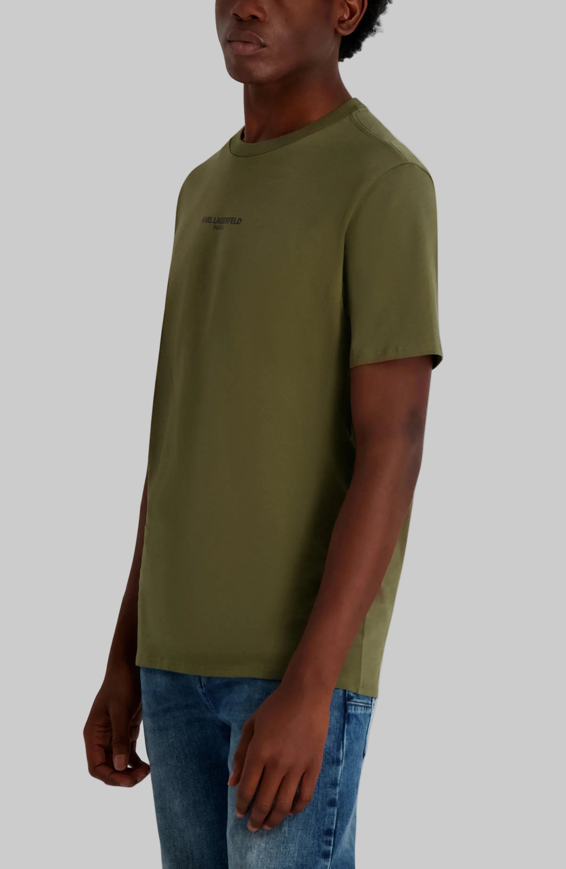 KARL CHEST LOGO TEE VIEW 3 | Men's Tees & Polos