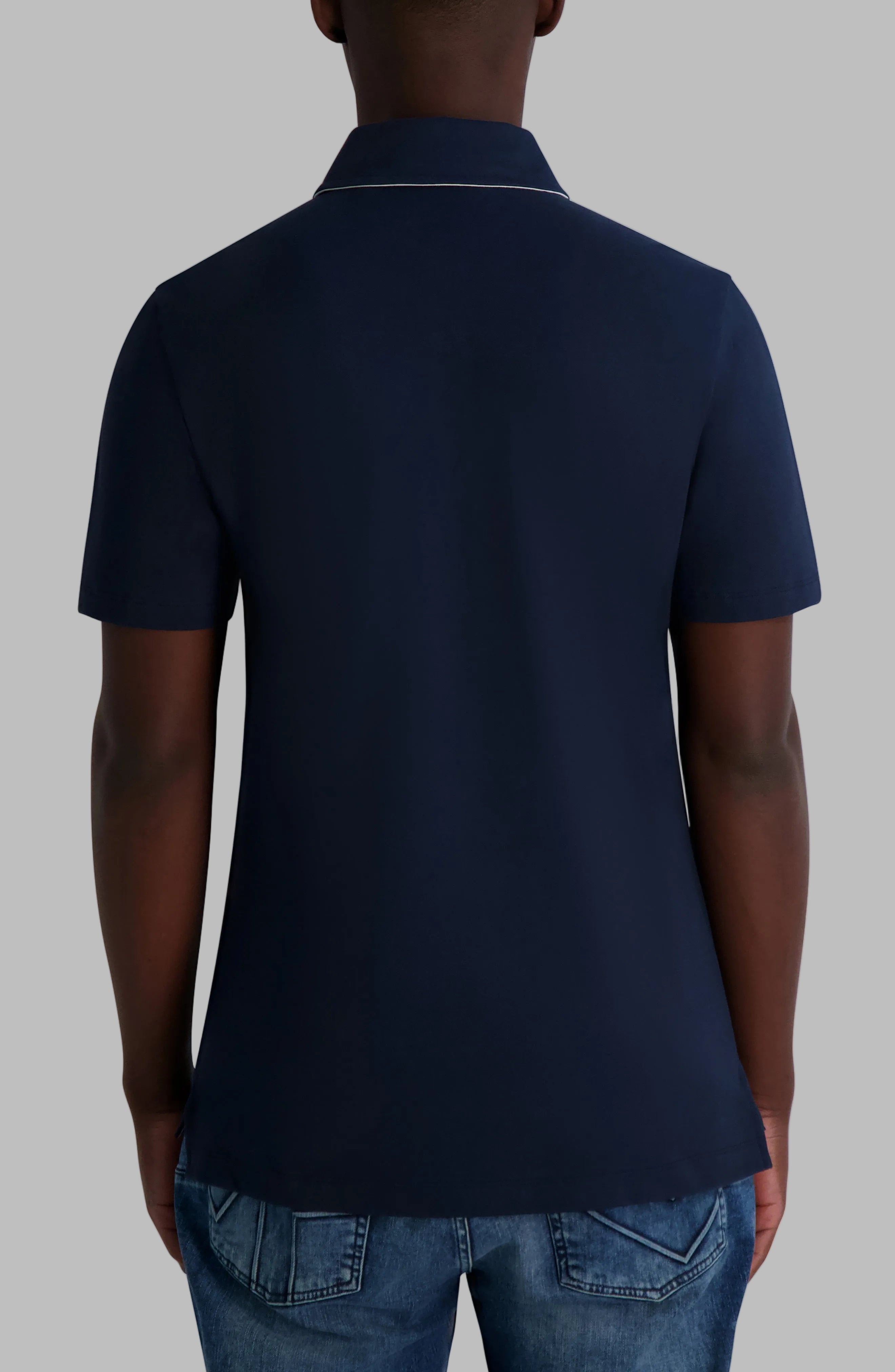 LOGO POLO WITH PLACKET DETAIL View 2 | New Men's Arrivals