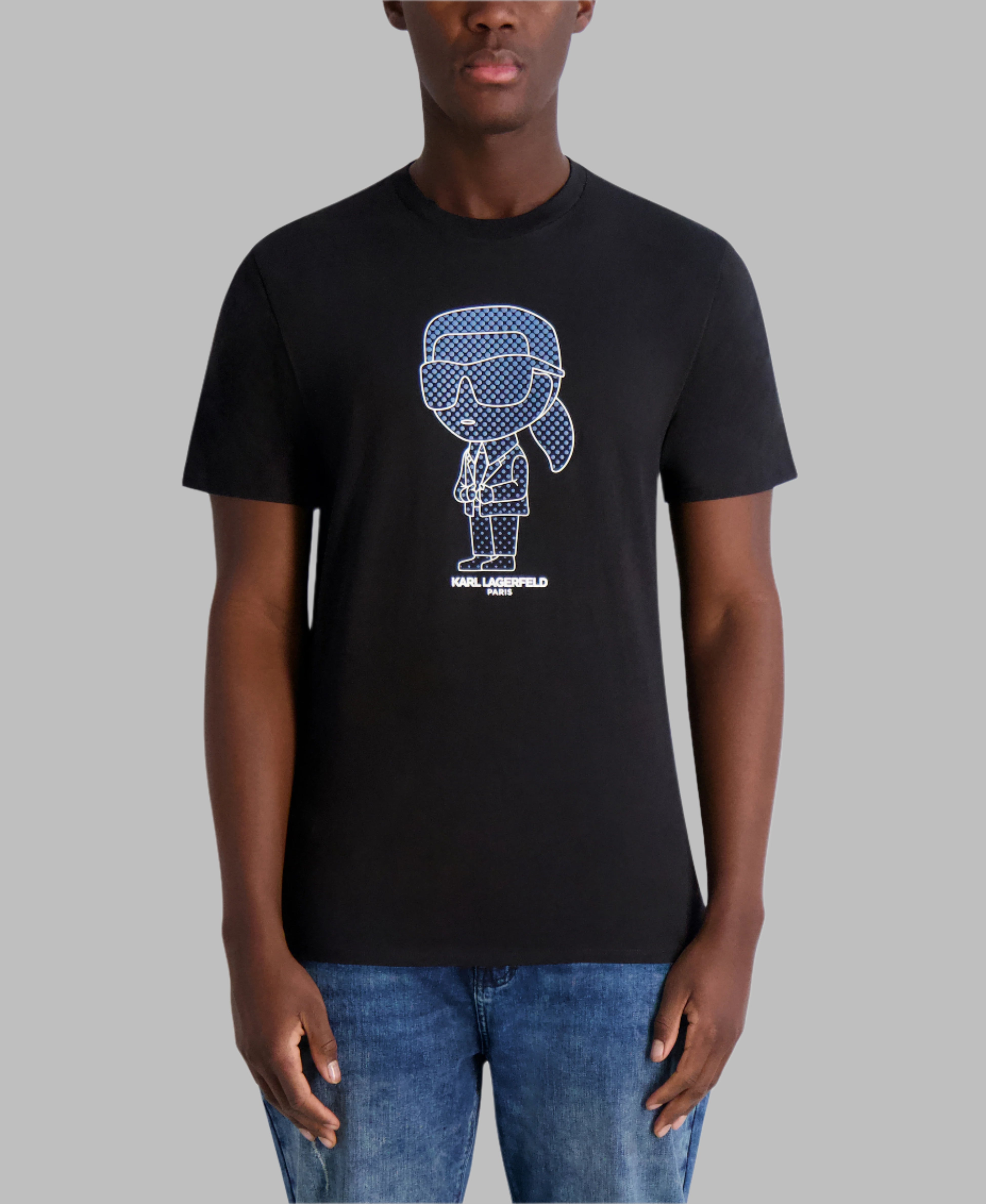 RUBBERIZED KARL LOGO T-SHIRT View 1 | Gifts Under $50