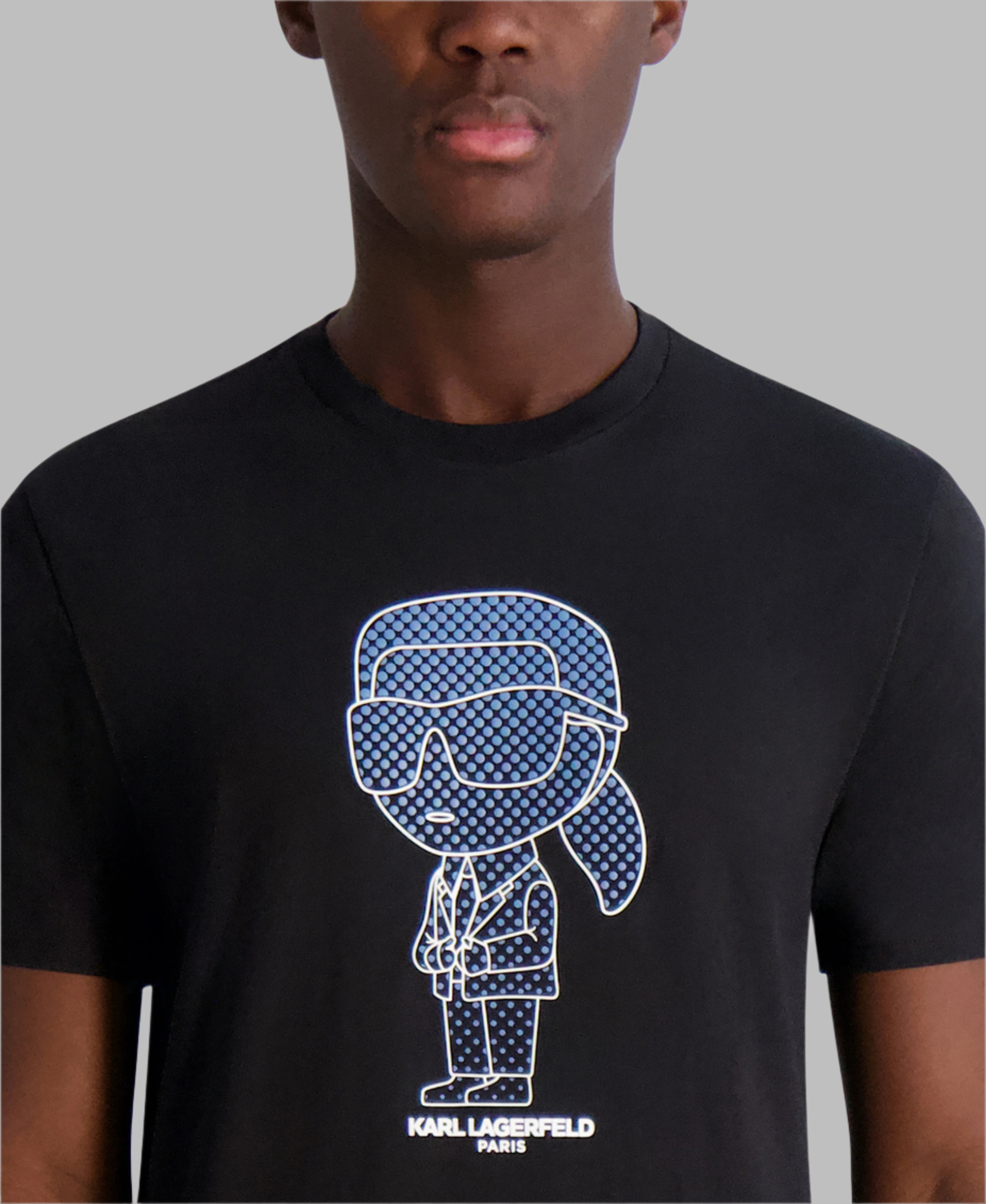 RUBBERIZED KARL LOGO T-SHIRT VIEW 5