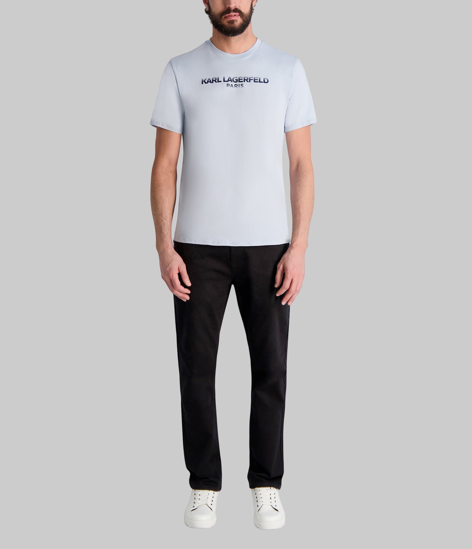 Karl Lagerfeld Homme, T-Shirt Slim À Manches Courtes Avec Logo Essentiel, Coupe Slim, Noir, L Dès 34,30 U20ac - Sur Tee Shirt Homme Tommy Hilfiger