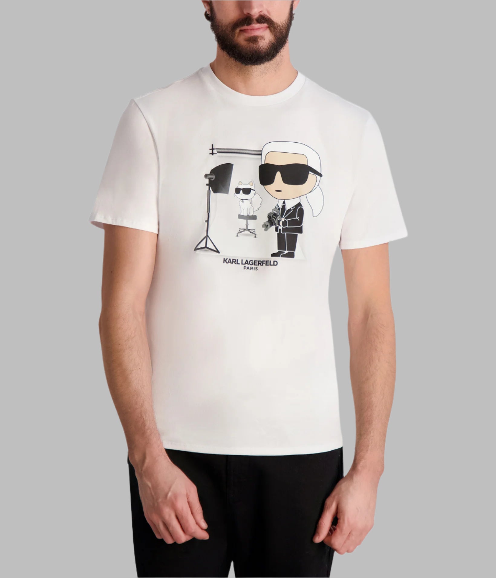 Mens Tshirts T Shirt Karl Lagerfeld Sale Karl Choupette Photo T