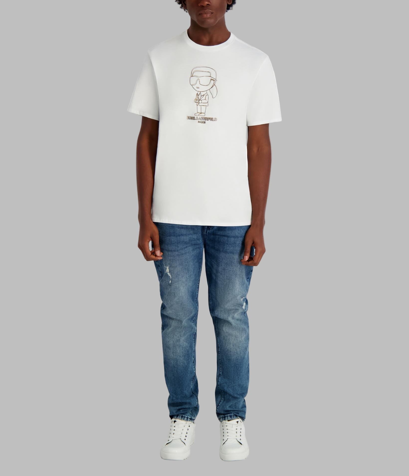 KARL DOLL OUTLINE TEE VIEW 4 | Men's Tees & Polos
