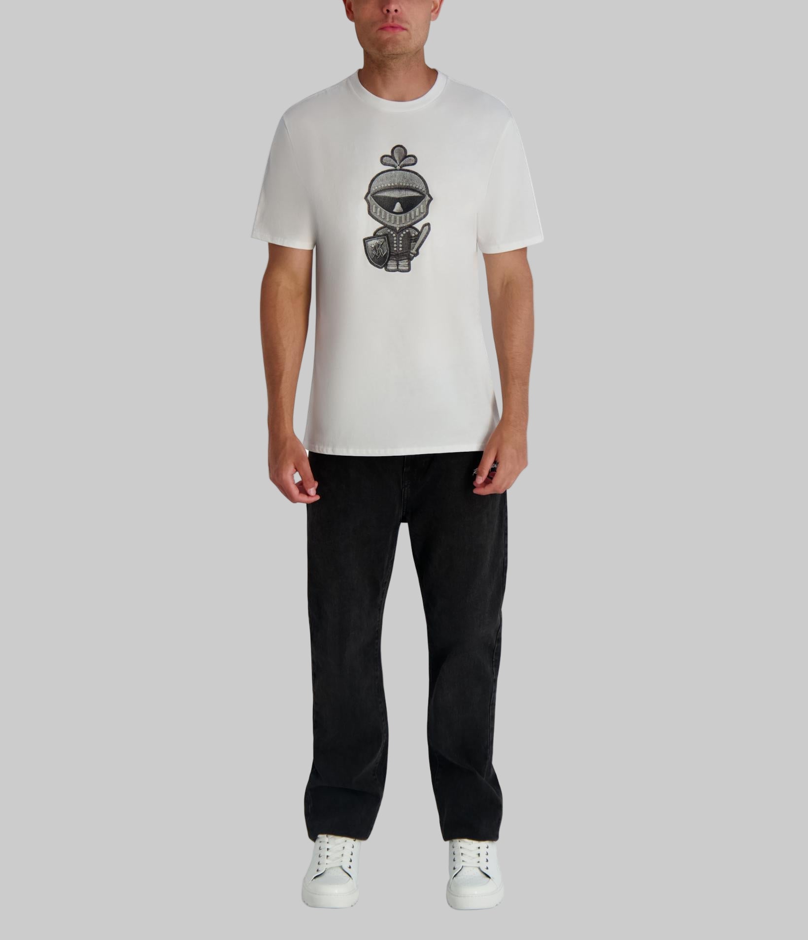 KARL ARMOUR EMBROIDERED TEE VIEW 3