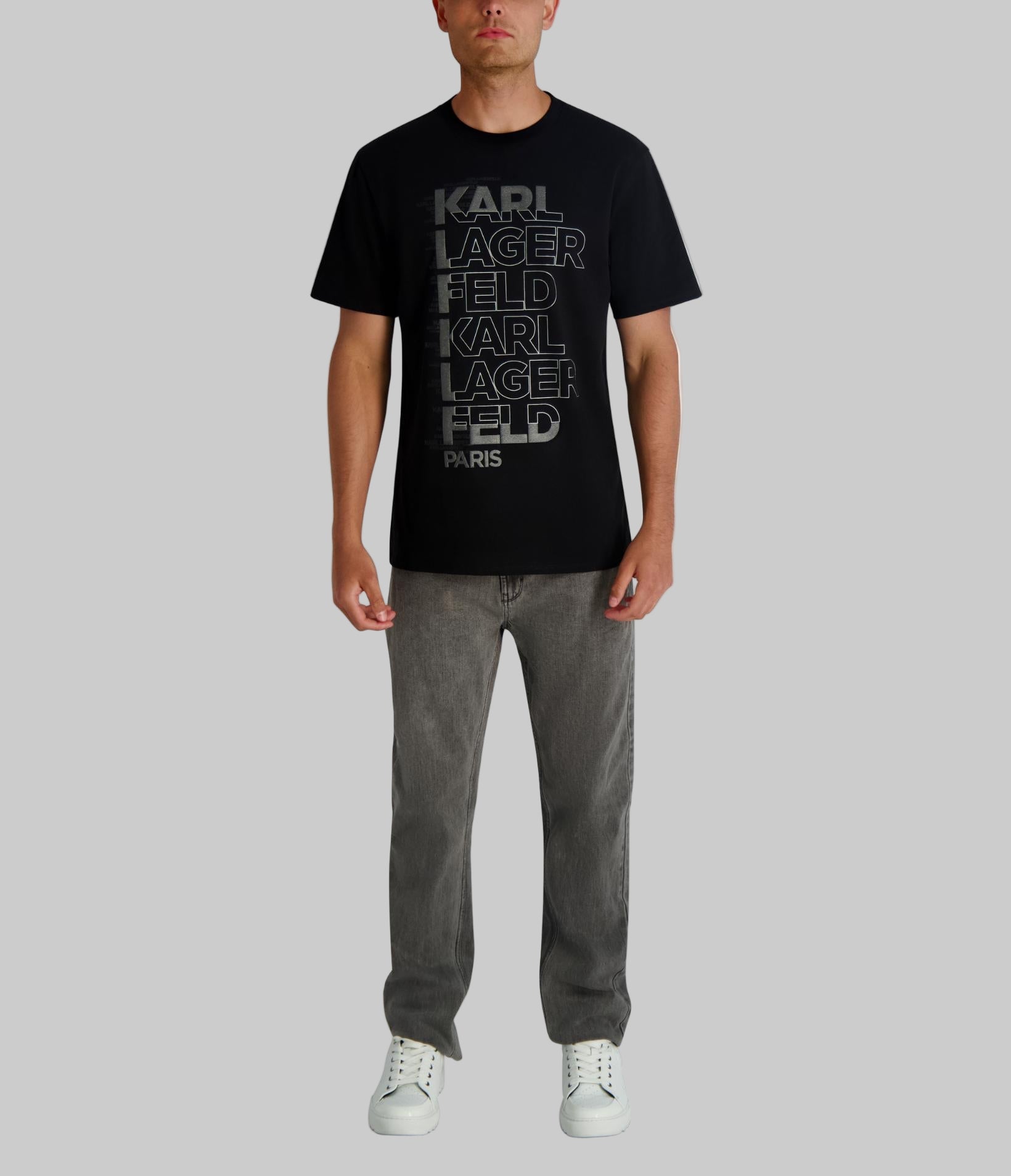 KARL TWICE STACKED TEE VIEW 4