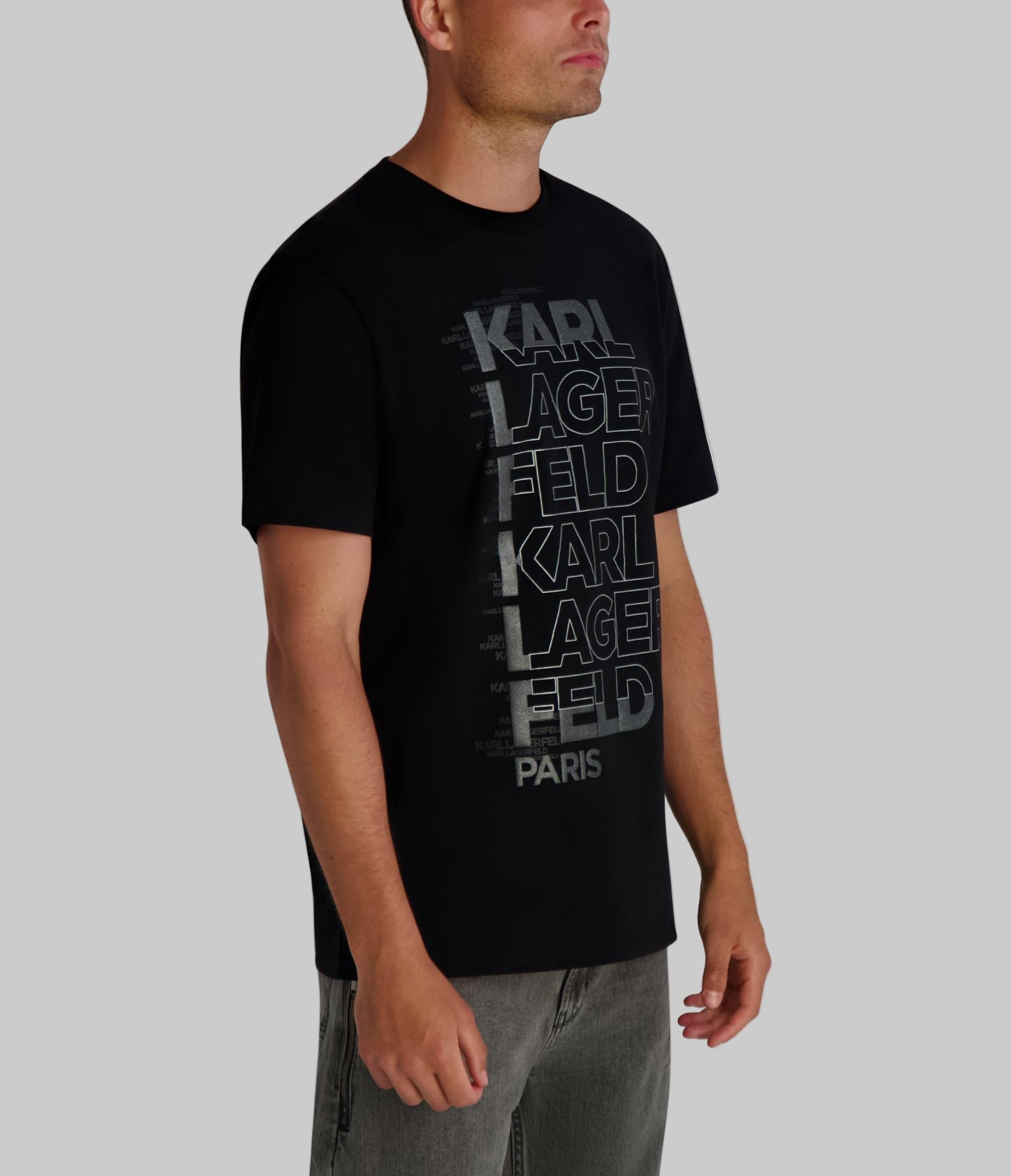 KARL TWICE STACKED TEE VIEW 3