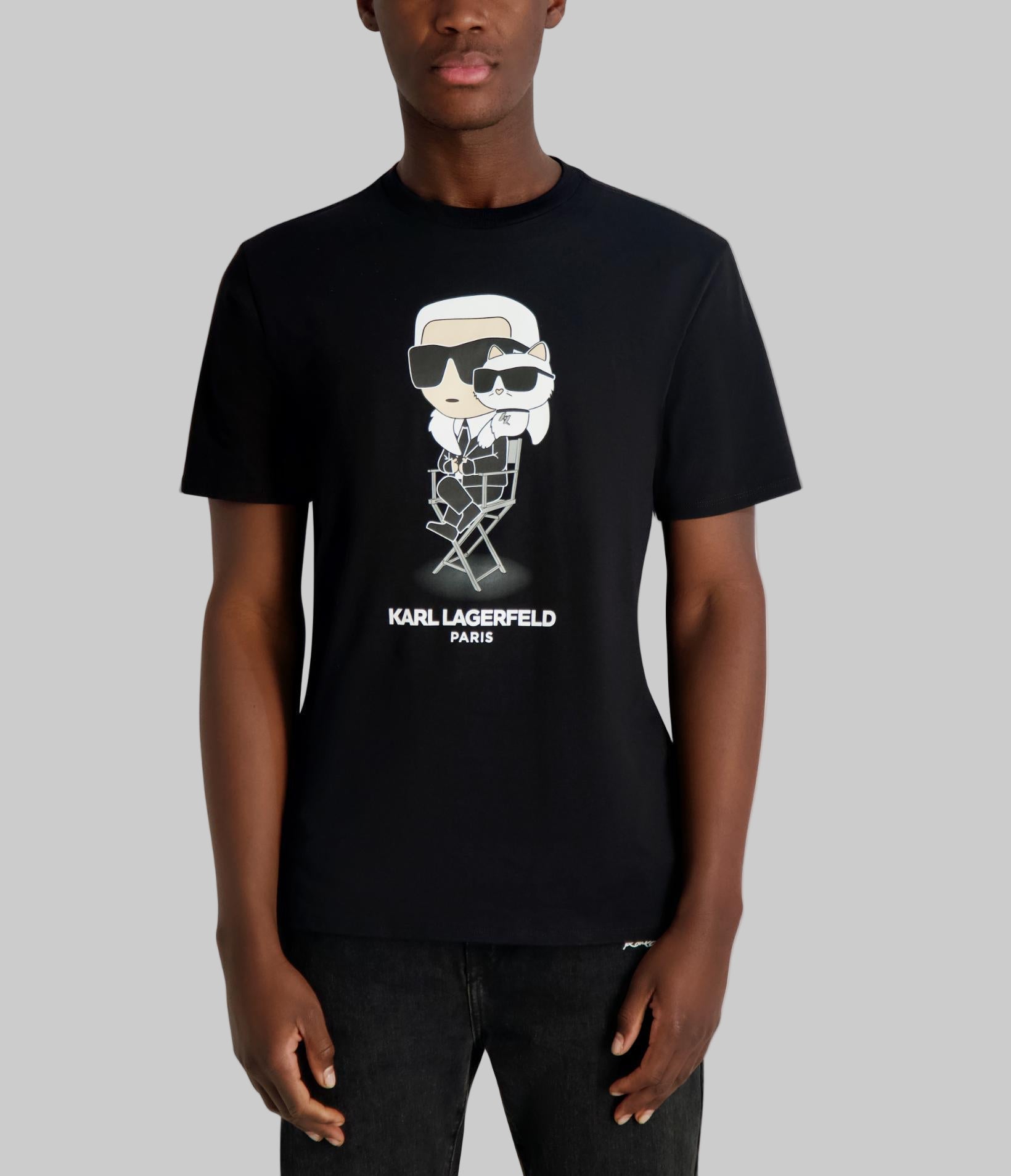 KARL AND CHOUPETTE ON-SET TEE View 1 | Products