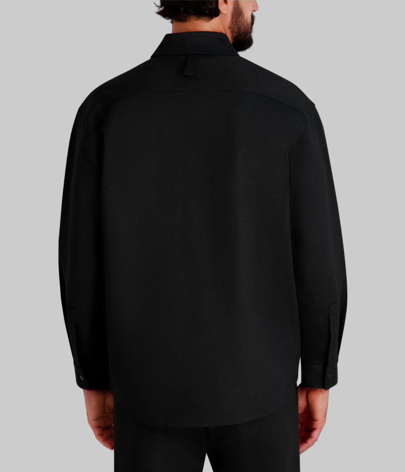 HOUNDSTOOTH UTILITY SHIRT JACKET View 2 | Men's Sweaters & Shirts