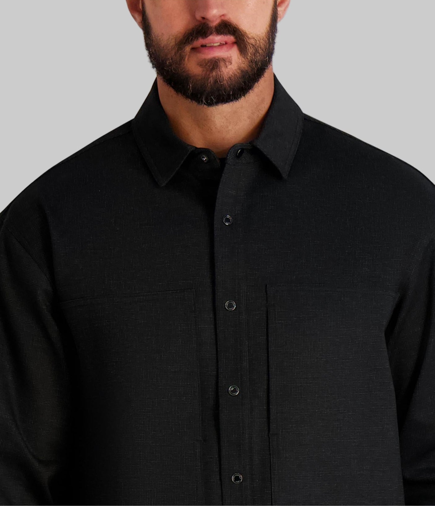 HOUNDSTOOTH UTILITY SHIRT JACKET VIEW 5 | MEN'S FALL COLLECTION