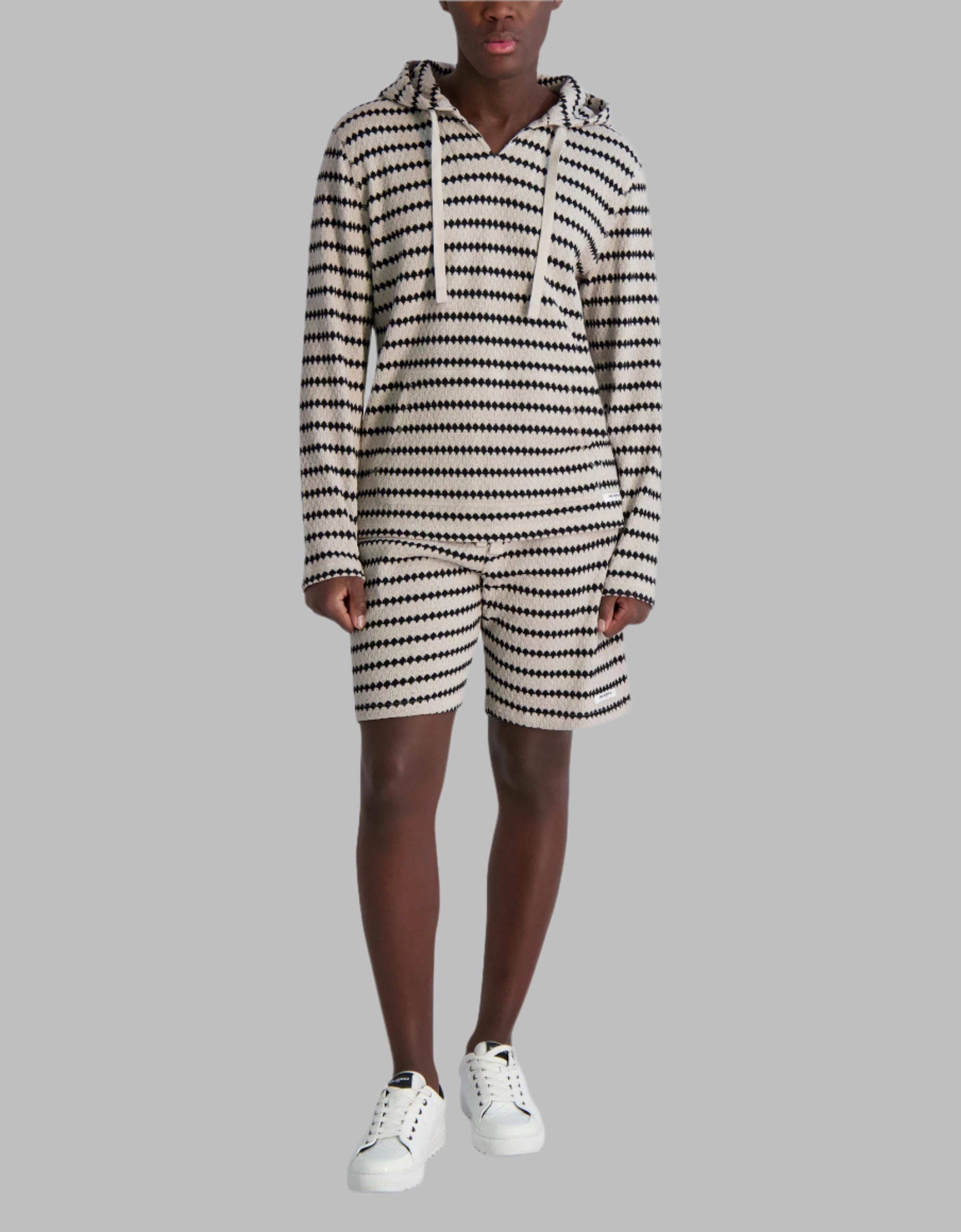 JACQUARD STRIPE LONG SLEEVE VIEW 4 | Men's Sweatshirts & Joggers