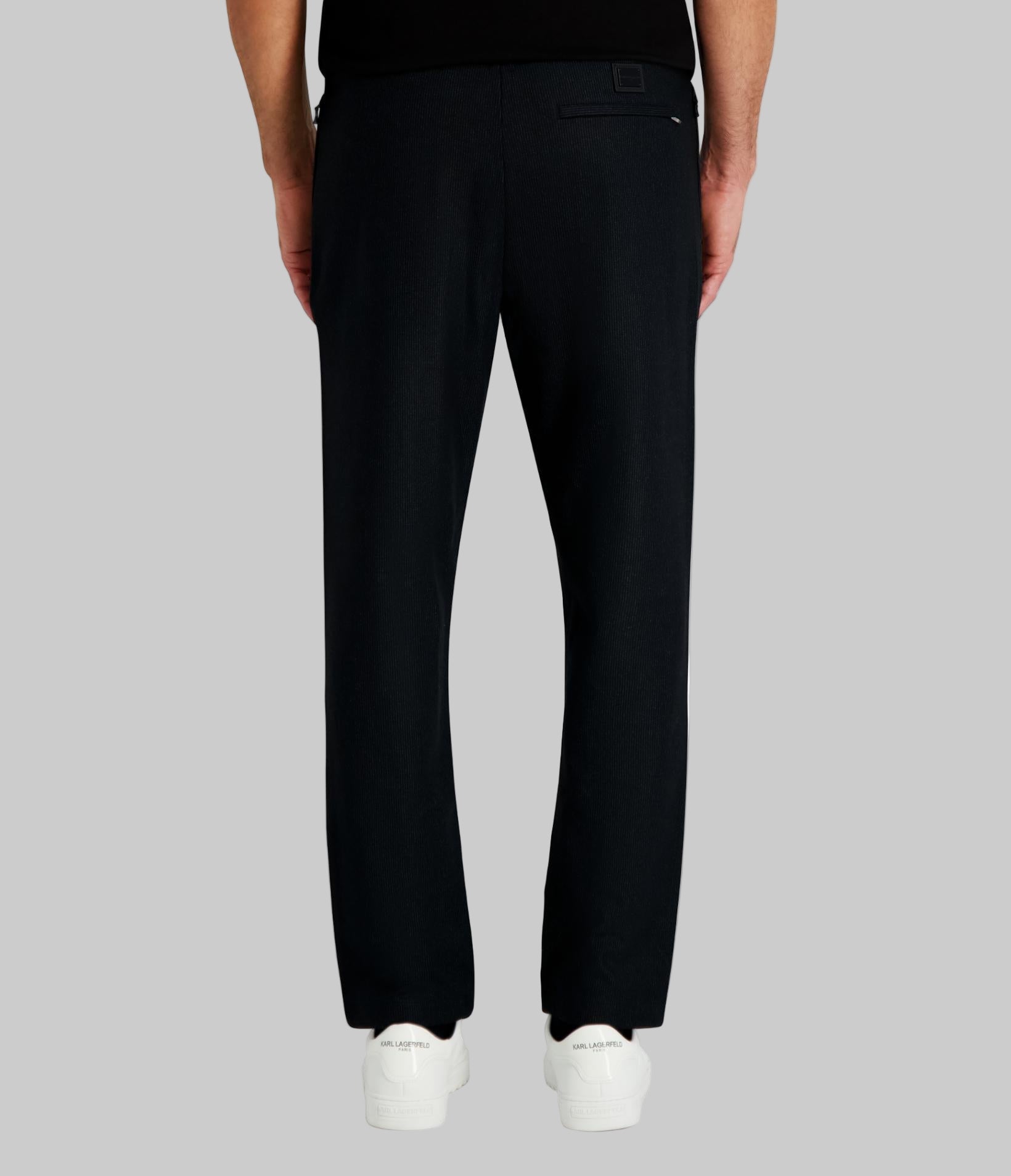 MID-RISE STRIPED SLIM PULL-ON PANT VIEW 2