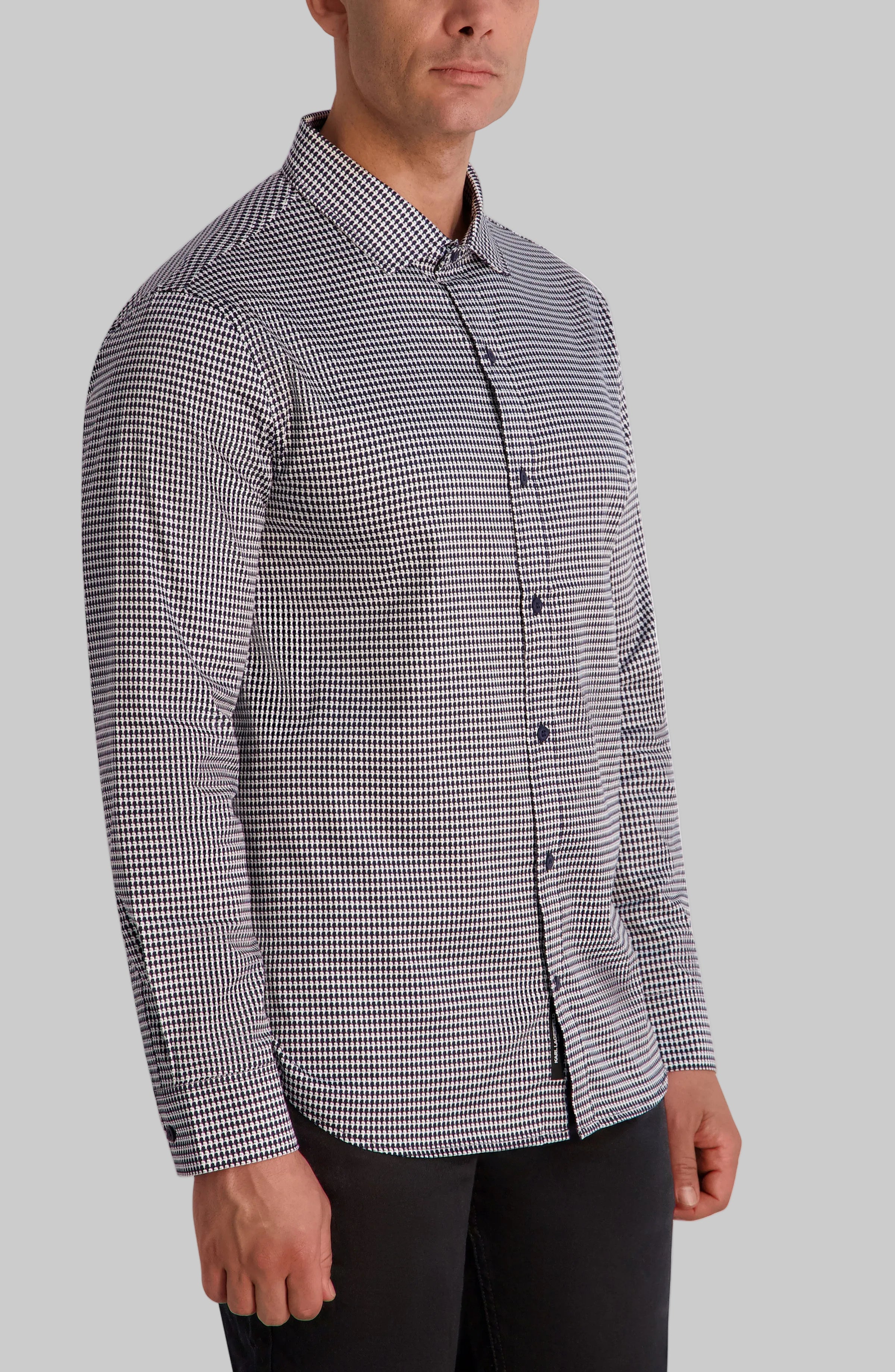 KARL TOOTH PRINT SHIRT VIEW 3